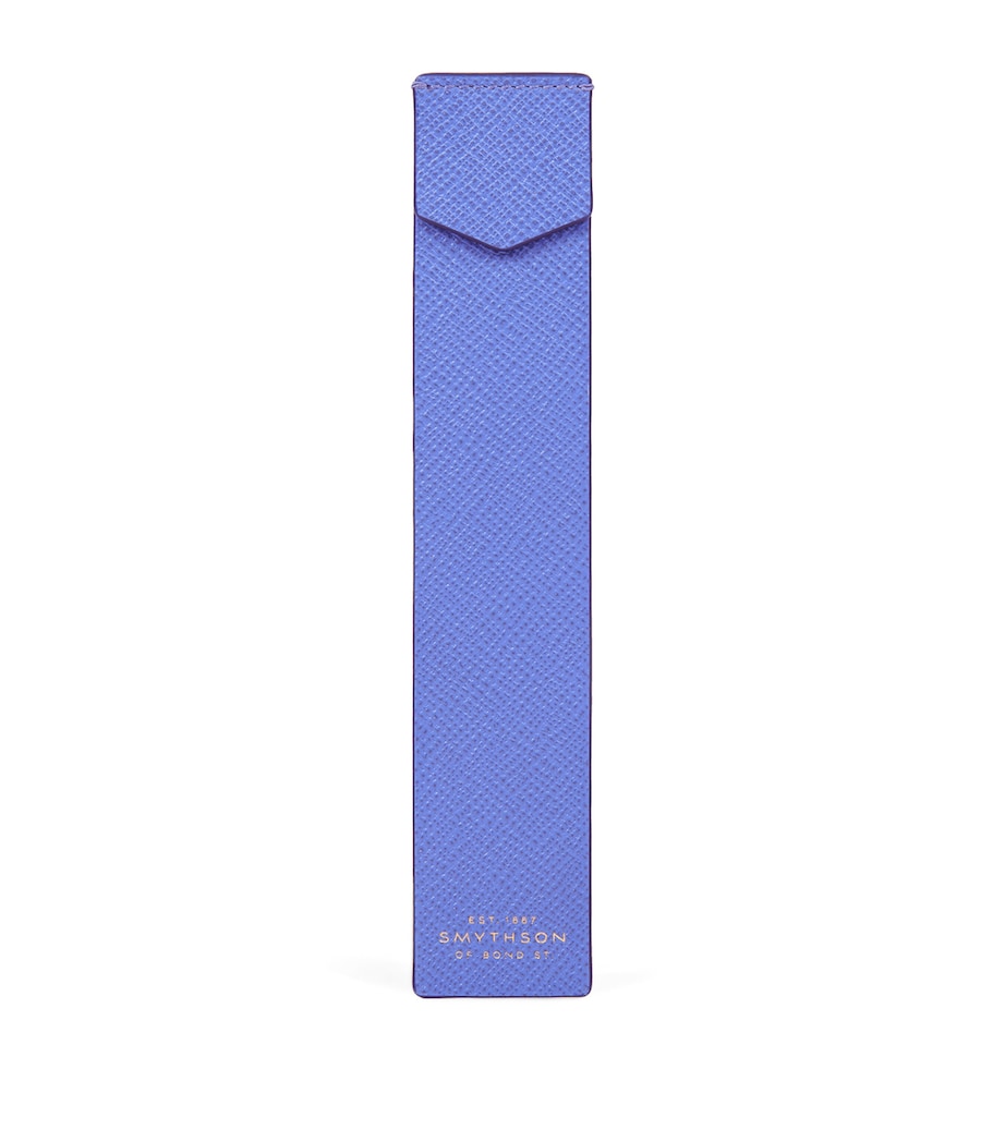 Smythson Panama Leather Bookmark Ultra Violet Image 1