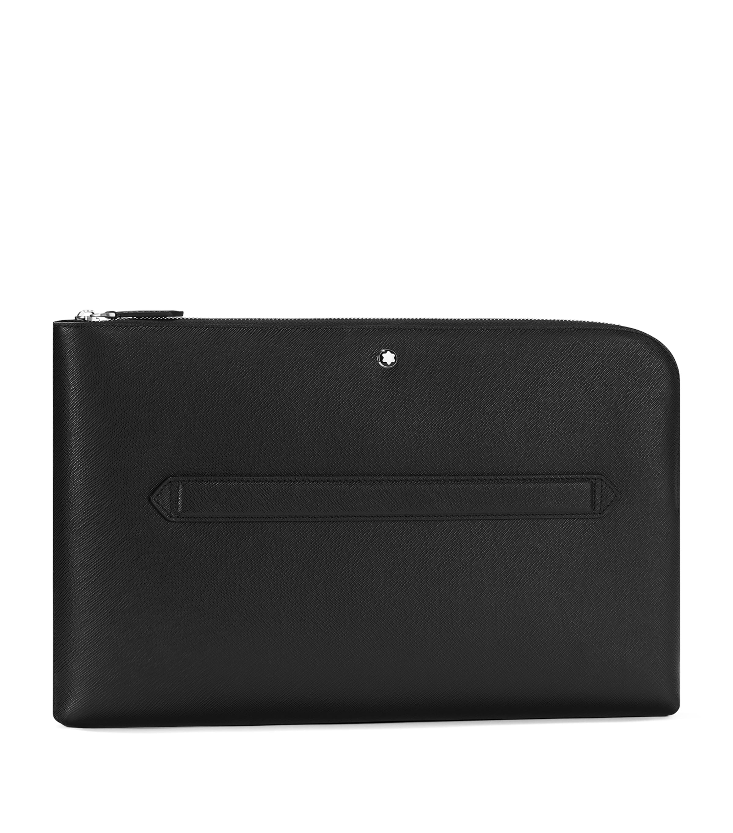 Montblanc Leather Sartorial Laptop Case Black Image 1