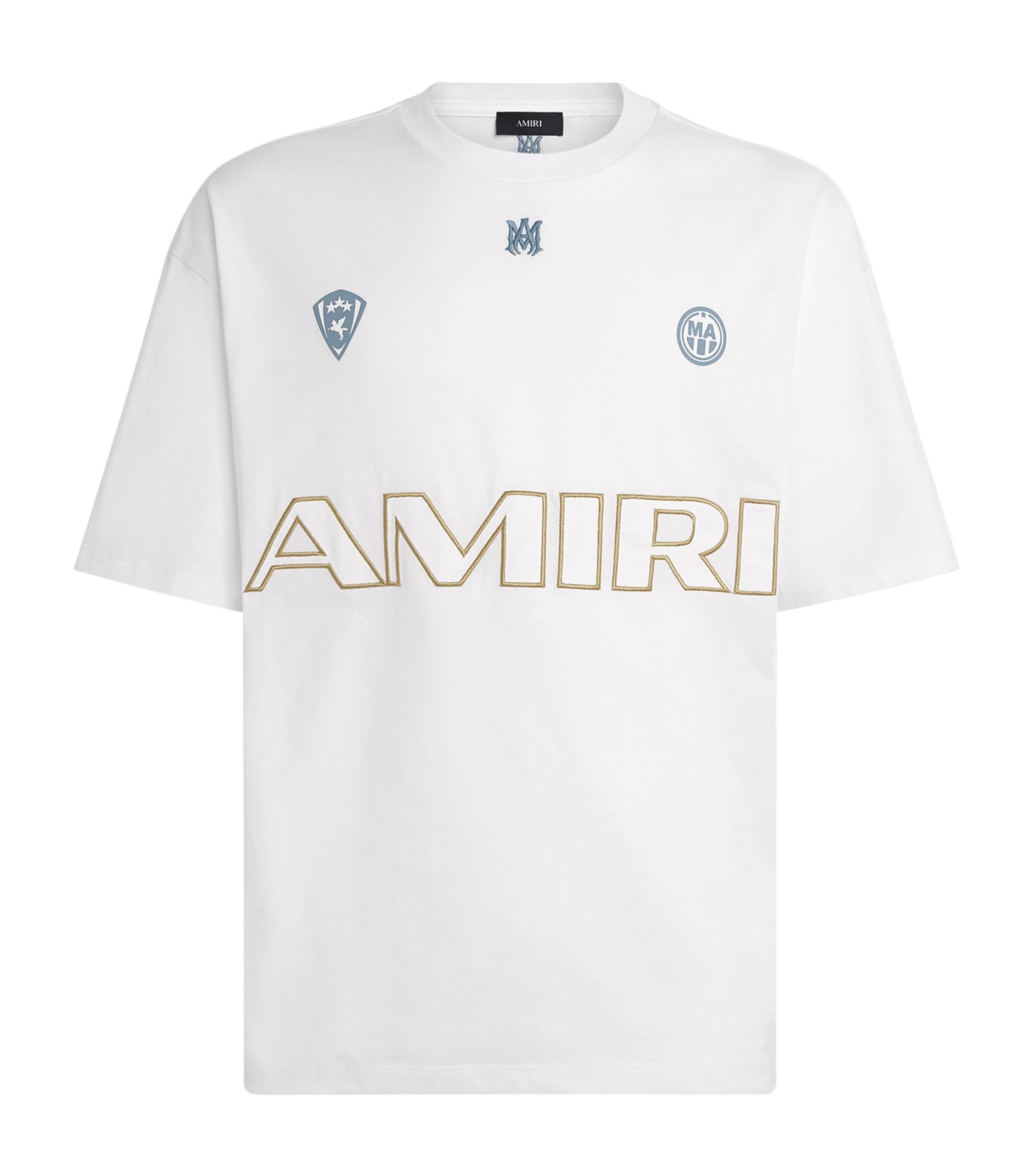 AMIRI Mens Cotton Sport 94 T-Shirt White Image 1