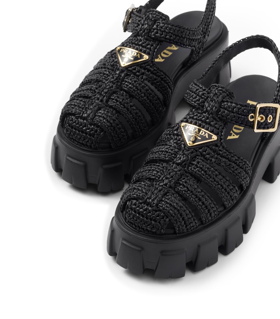 Crochet Platform Sandals 55 F0002 Image 6