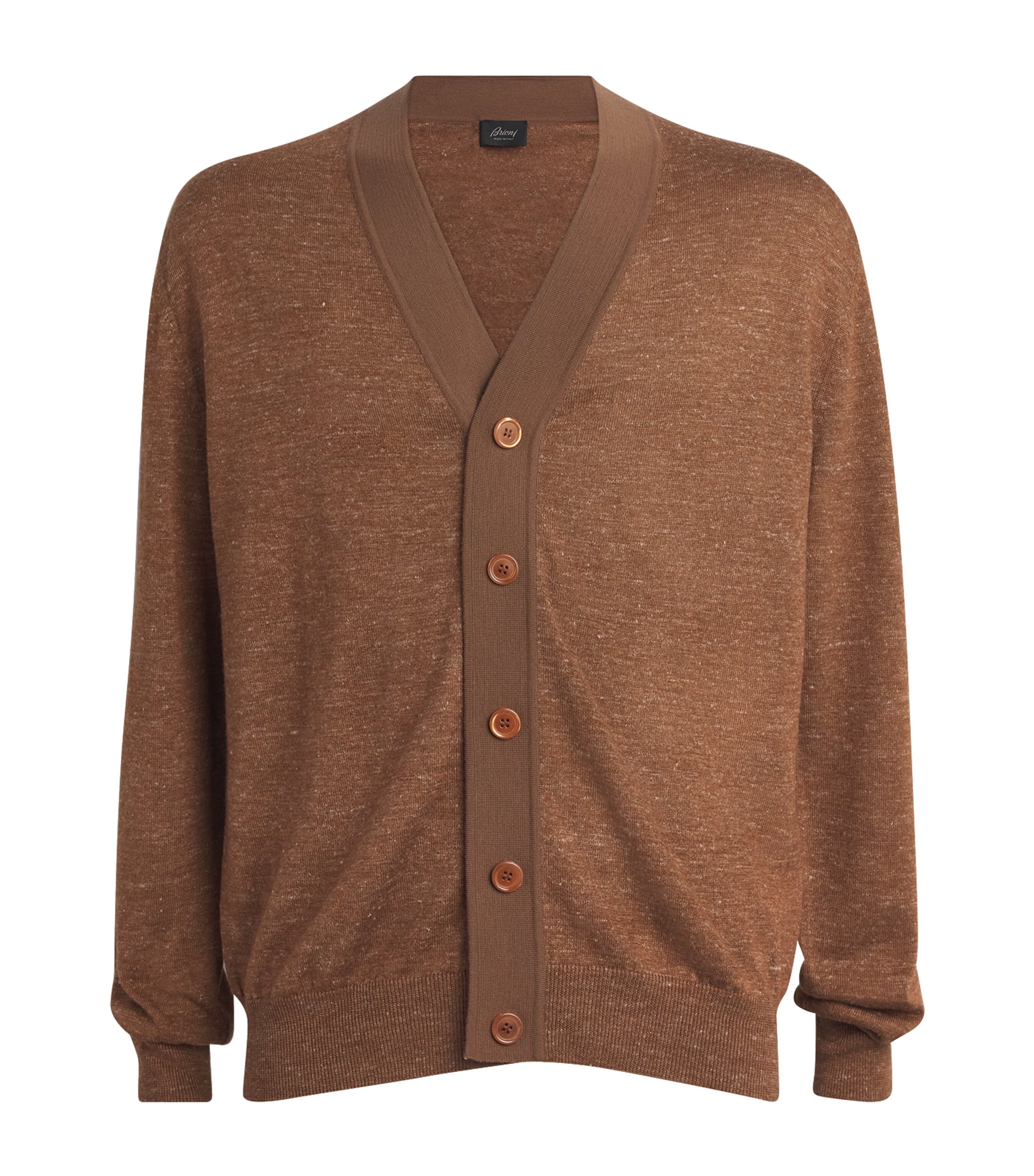 Cashmere-Silk-Hemp V-Neck Cardigan 2425 Image 1