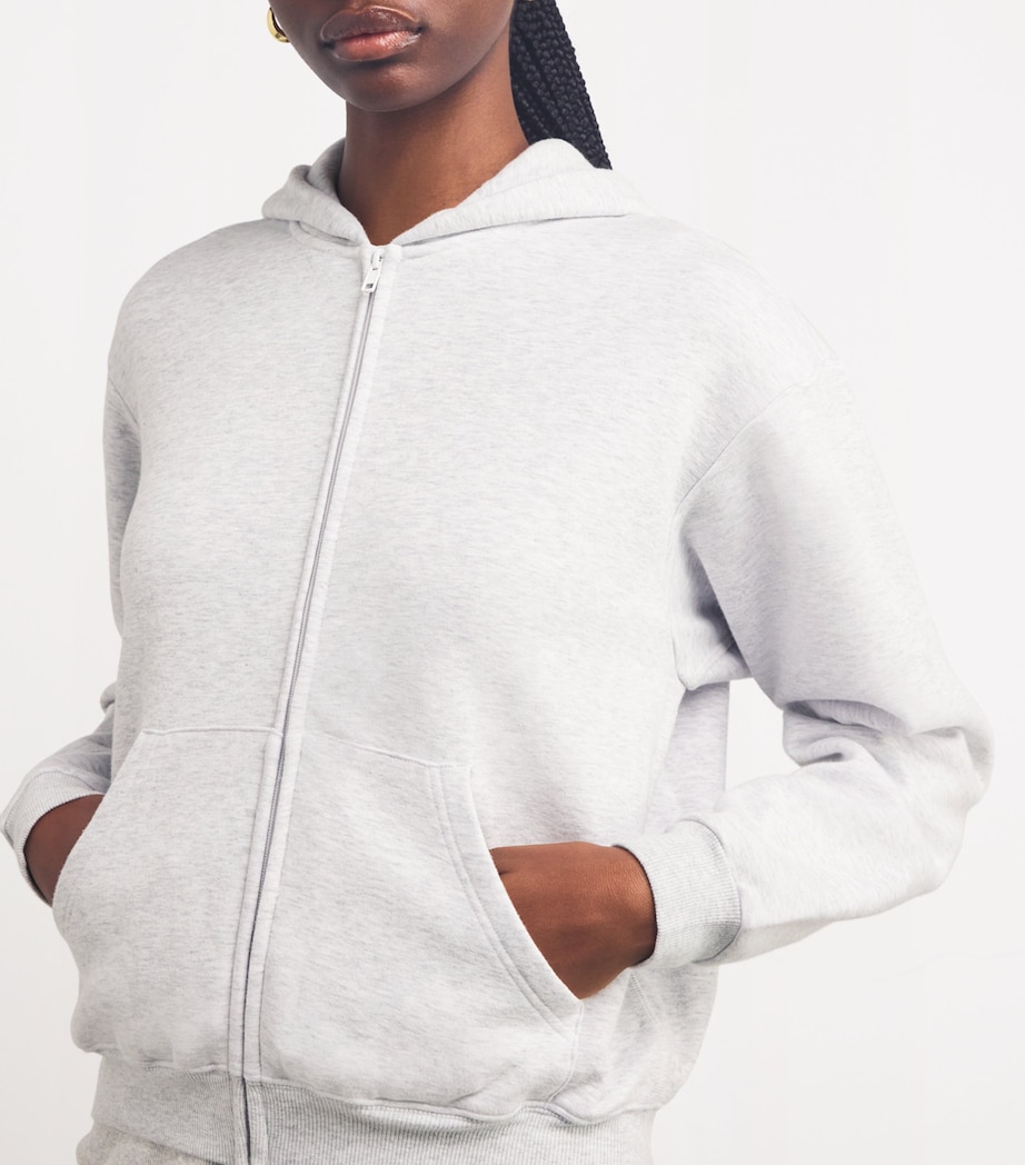 Cotton-Blend Fleece Classic Hoodie LIGHT HEATHER GREY Image 6