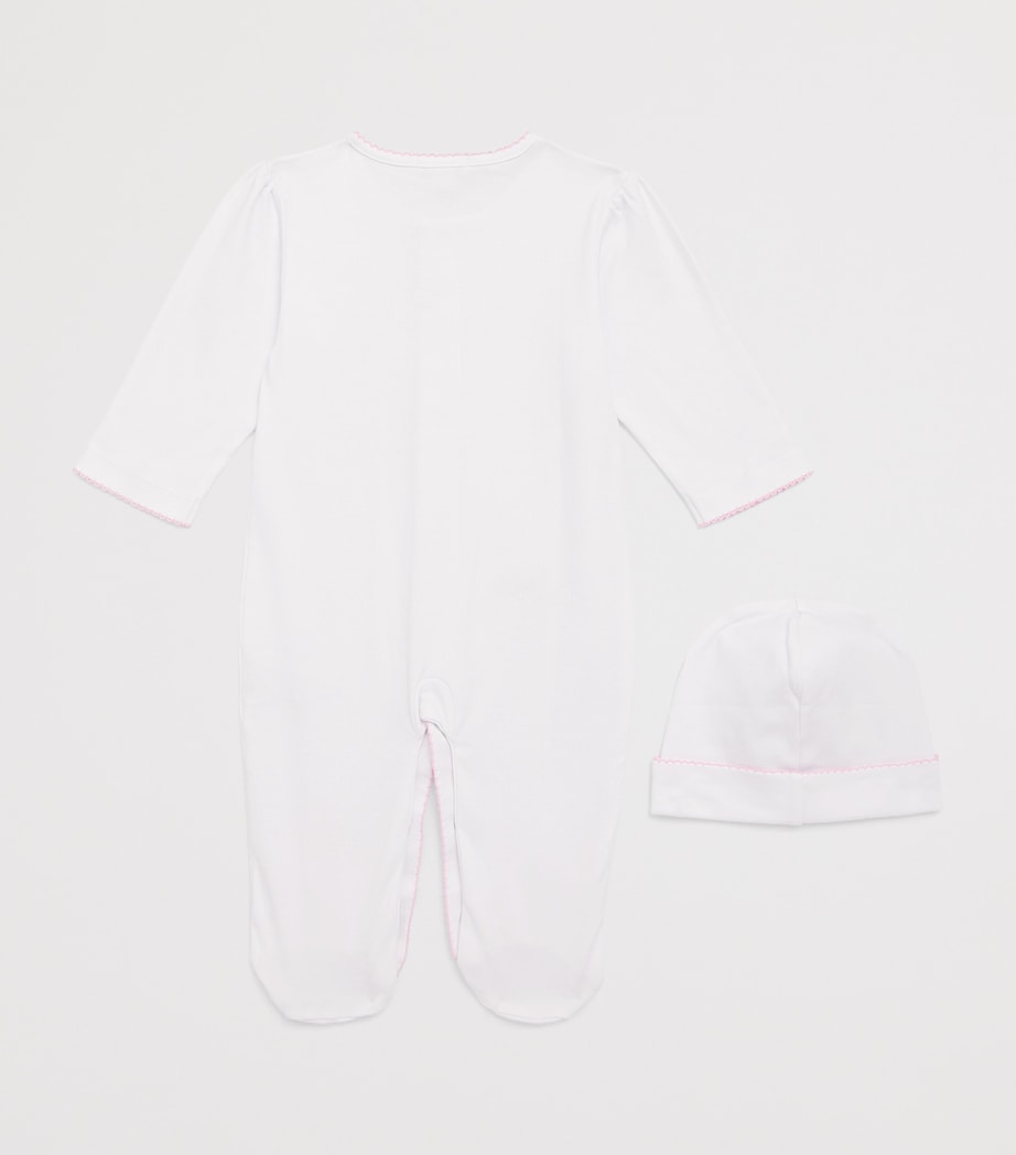 Kissy Kissy Pima Cotton All-In-One and Hat Set (0-9 Months) Image 2
