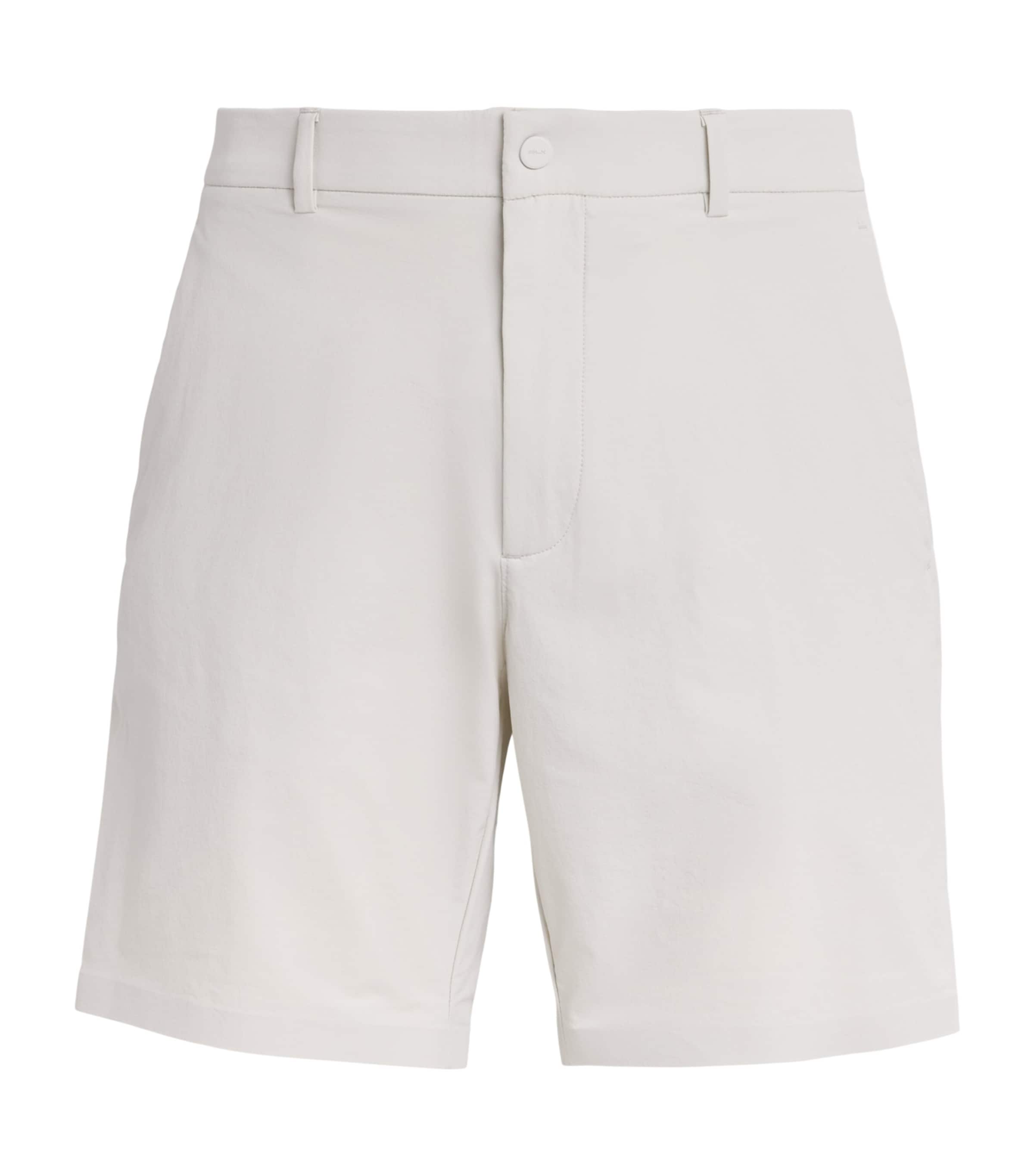 RLX Ralph Lauren Mens Tailored Fit Shorts Stone Pebble Image 1