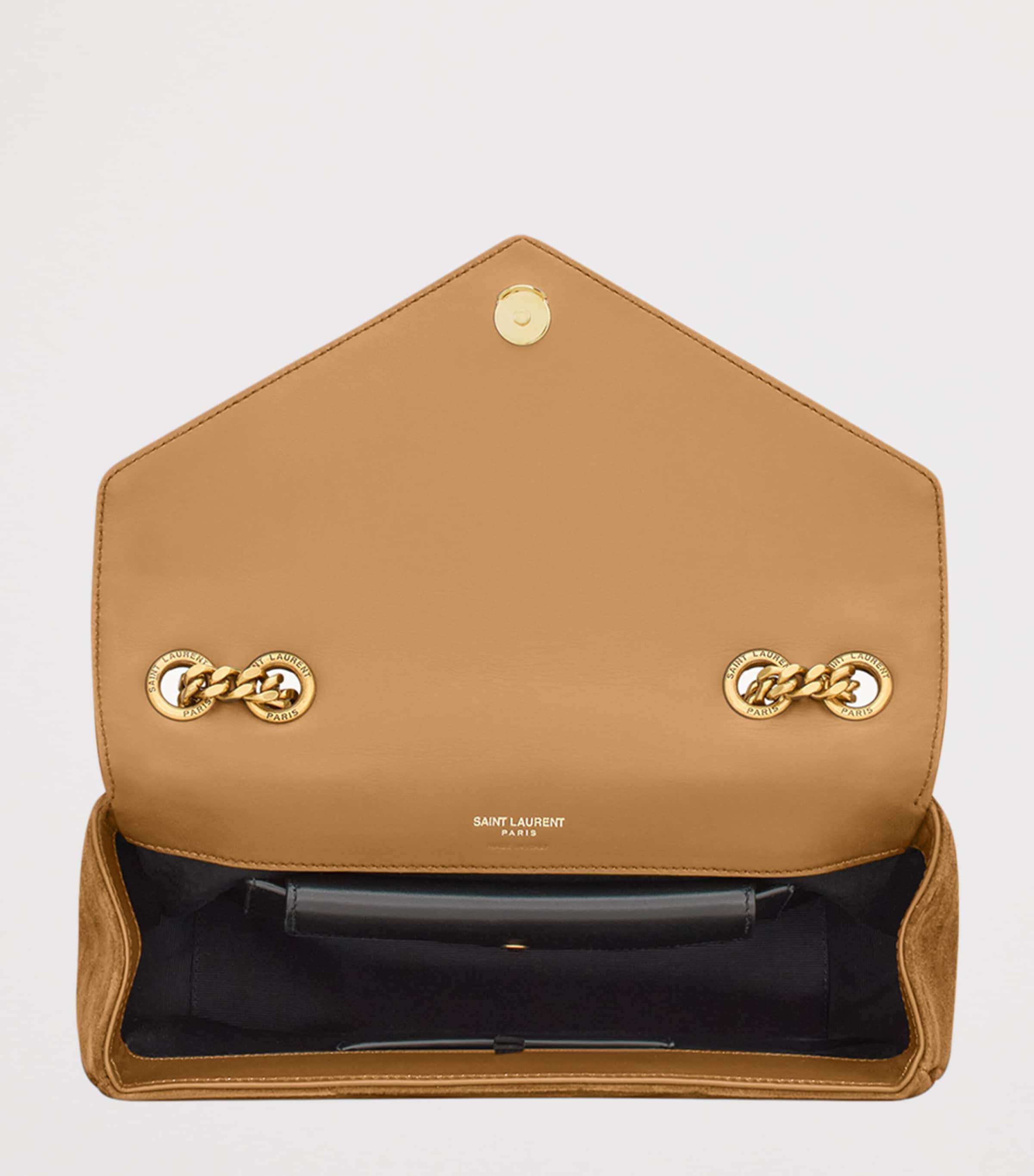 Saint Laurent Small Suede Loulou Shoulder Bag Image 5