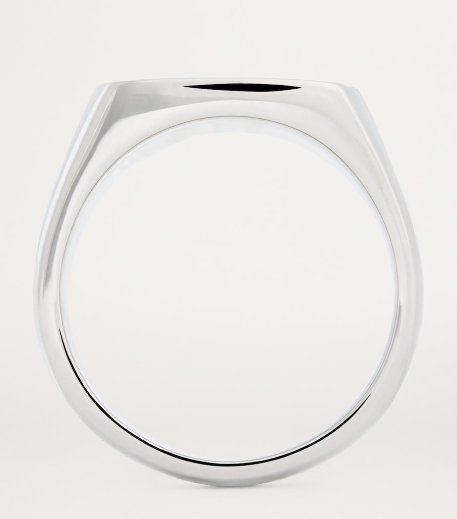 Large Sterling Silver, Gold and Diamond Mined Ring S925 / 18K GOLD P Image 3