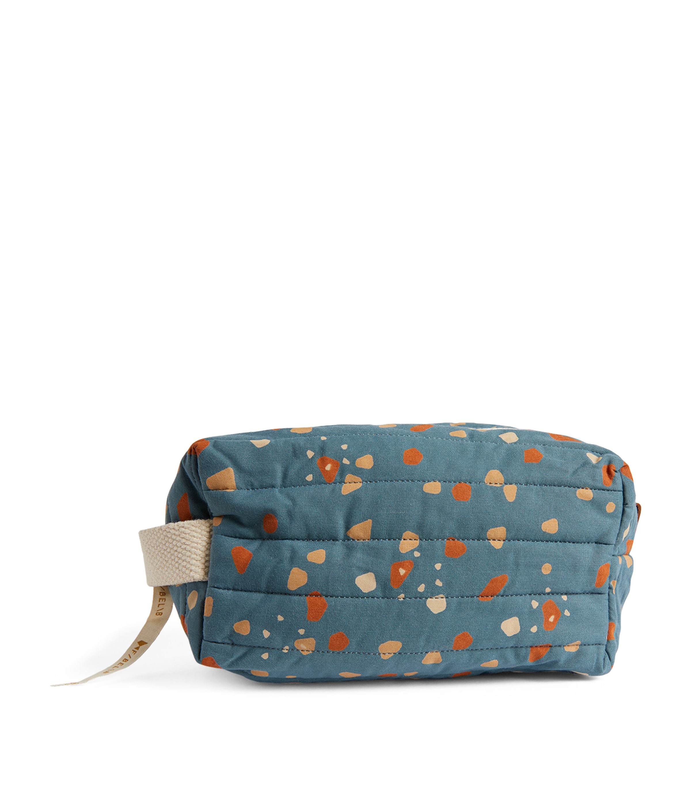 Shop Fabelab Blue Space Print Quilted Toiletry Bag