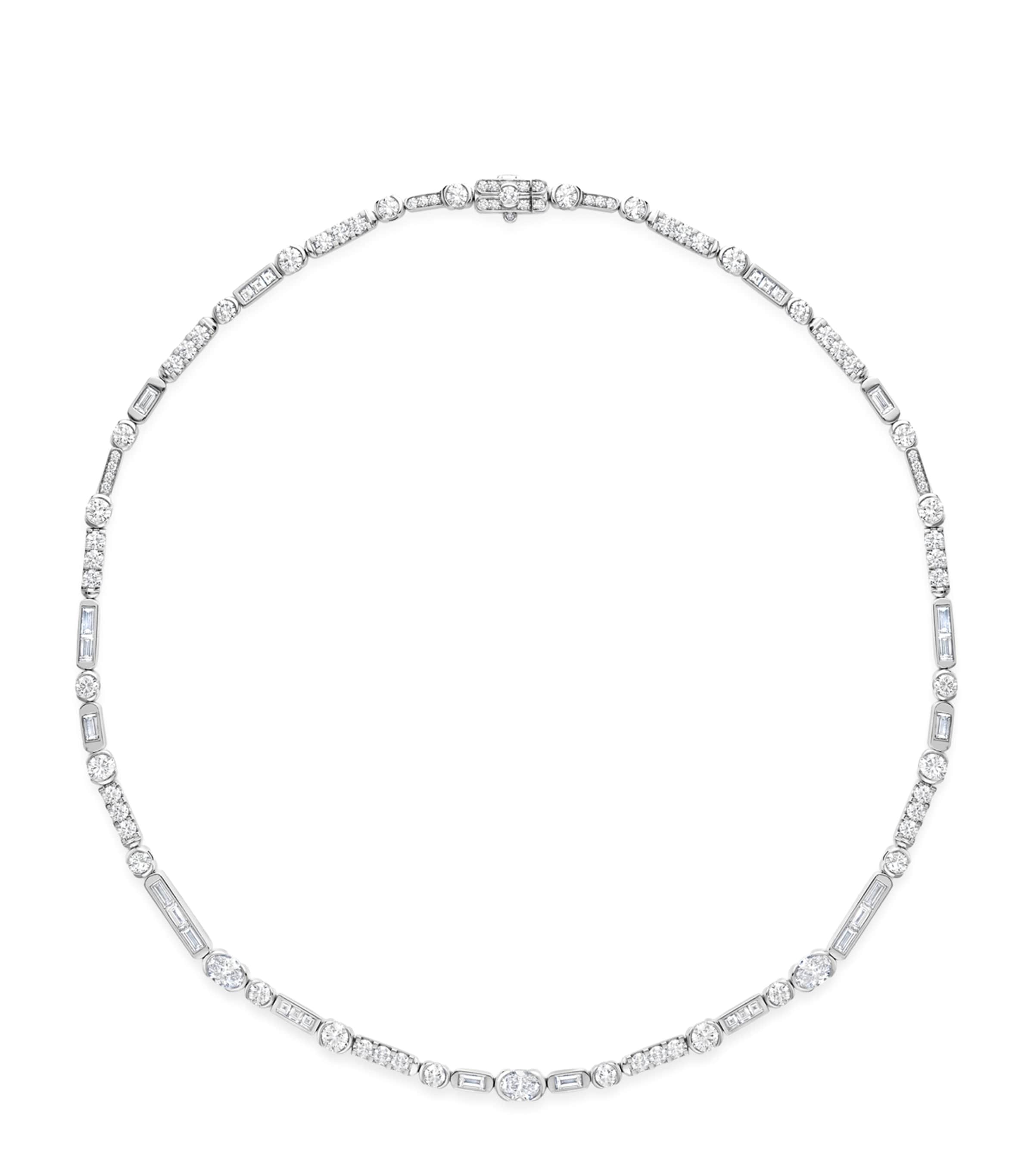 Boodles Platinum and Diamond Play of Light Necklace Platinum Image 1