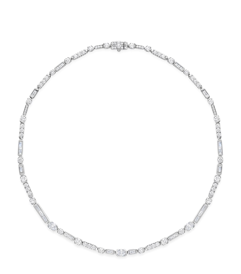 Boodles Platinum and Diamond Play of Light Necklace Platinum Image 1