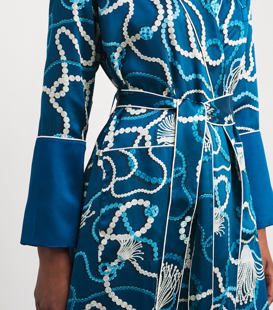 Silk Capability Periwinkle Robe PERIWINKLE Image 4