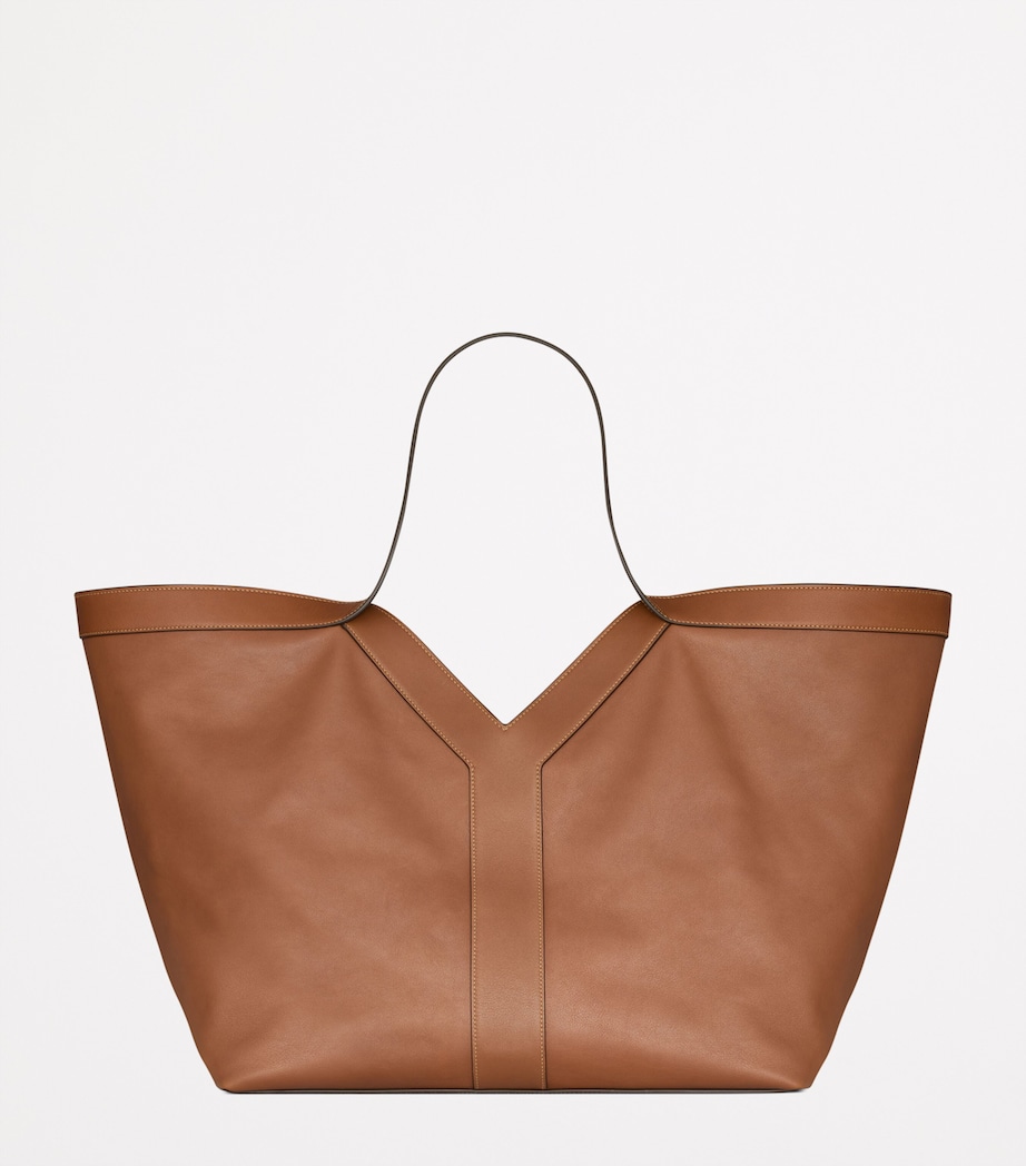 Leather Y Tote Bag 6359 Image 2