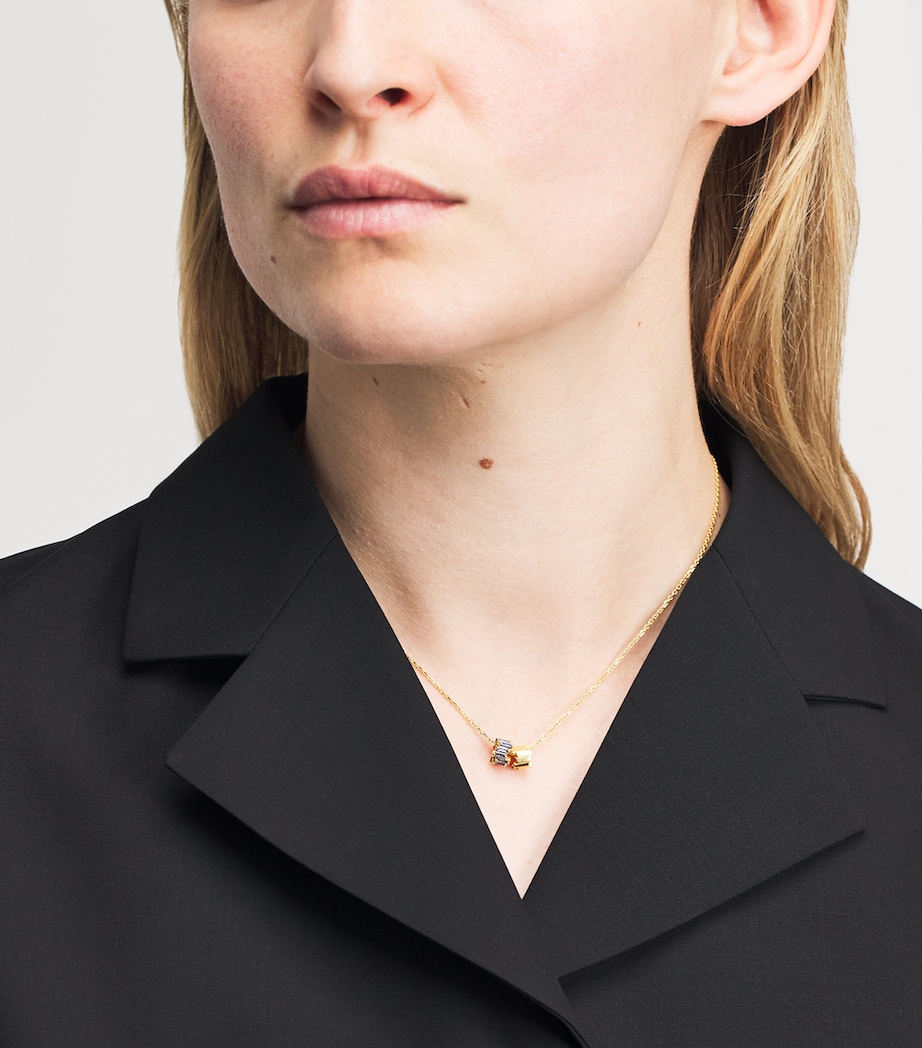 Suzanne Kalan Yellow Gold and Blue Sapphire Infinite Roundelle Pendant Necklace Yg/lb Image 3