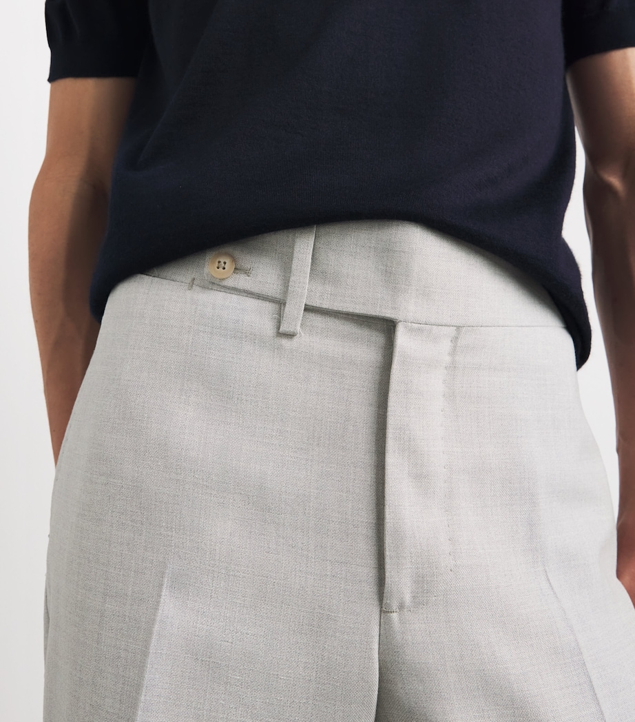 Wool-Silk-Linen Trousers 960 Image 6