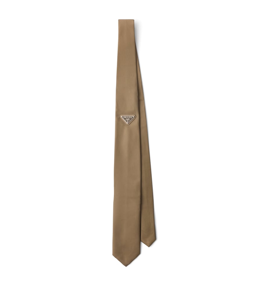 Prada Re-Nylon Triangle Tie Image 1