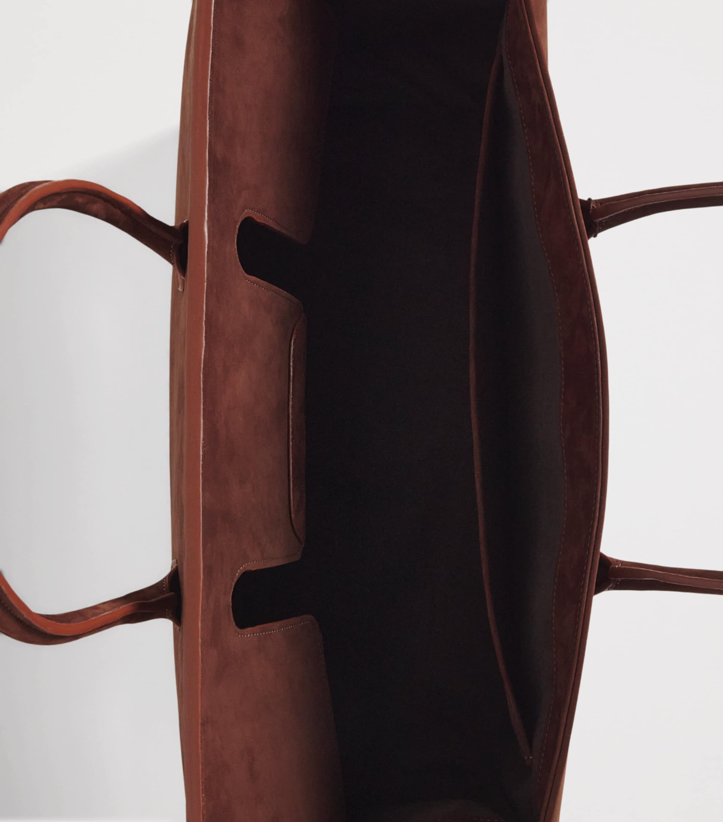 Colombo Suede Holdall Bag Dark Wine Image 6