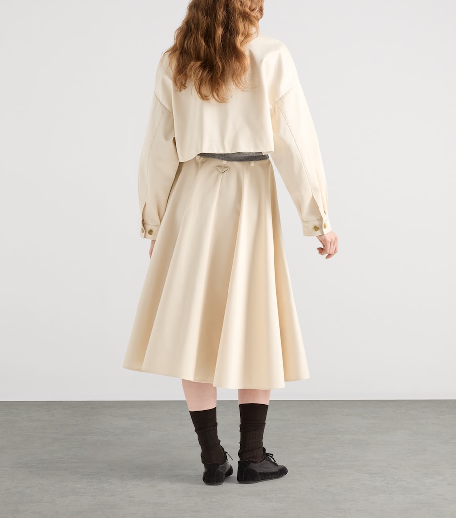 Chino Midi Skirt F0018 Image 5