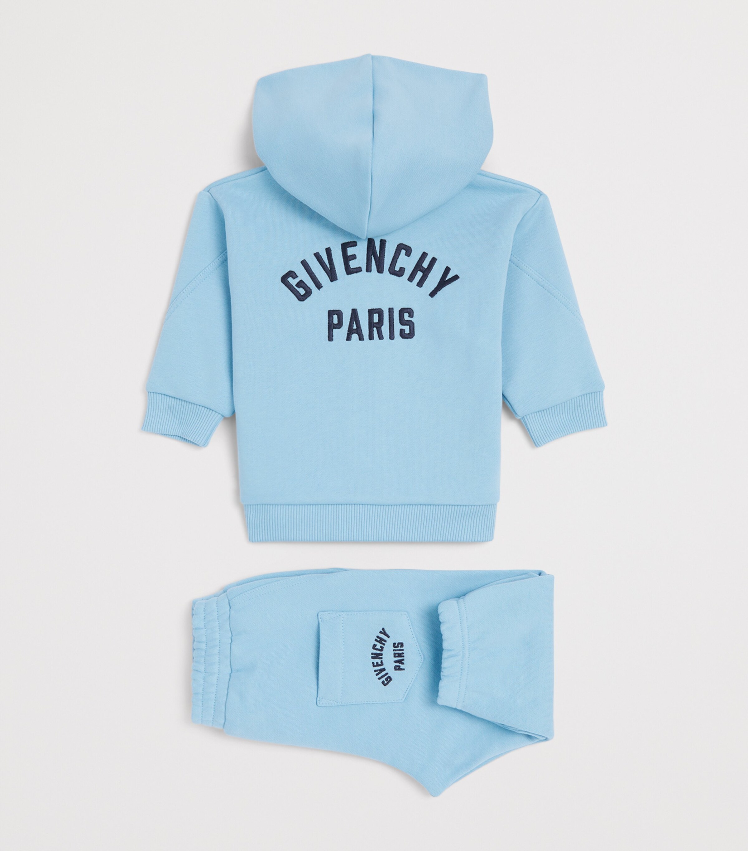 Givenchy Kids Cotton Logo Tracksuit (12-36 Months) Blue Image 2