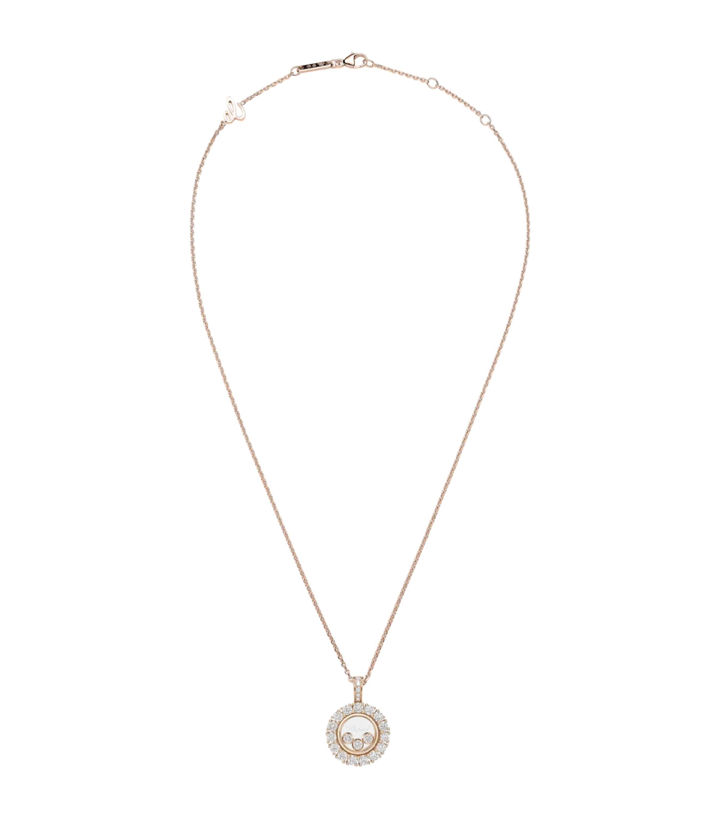 Rose Gold and Diamond Happy Diamonds Icons Joaillerie Necklace 18K ROSE GOLD Image 1