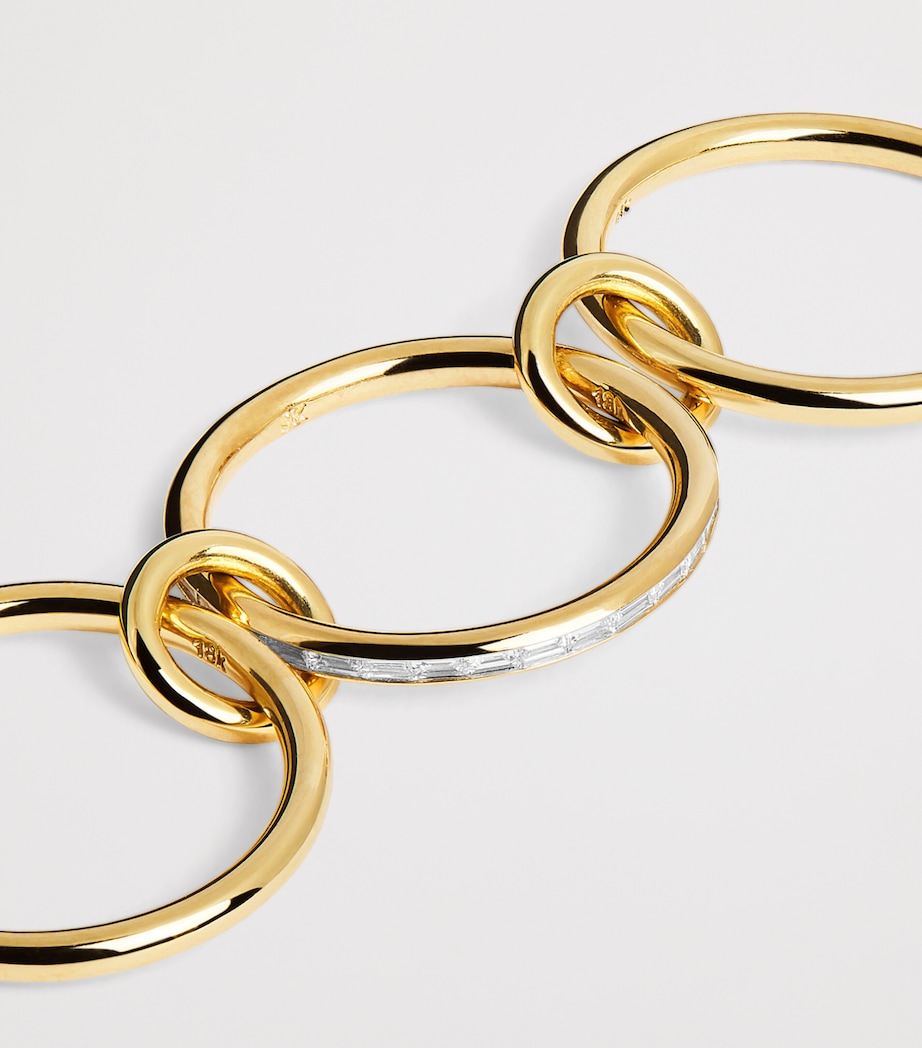 Yellow Gold and Diamond Sonja Ring YELLOW GOLD Image 4