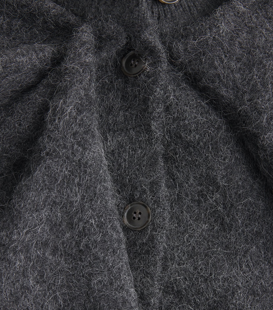 FRAME Womens The Wrap Cape Coat Grey Image 6