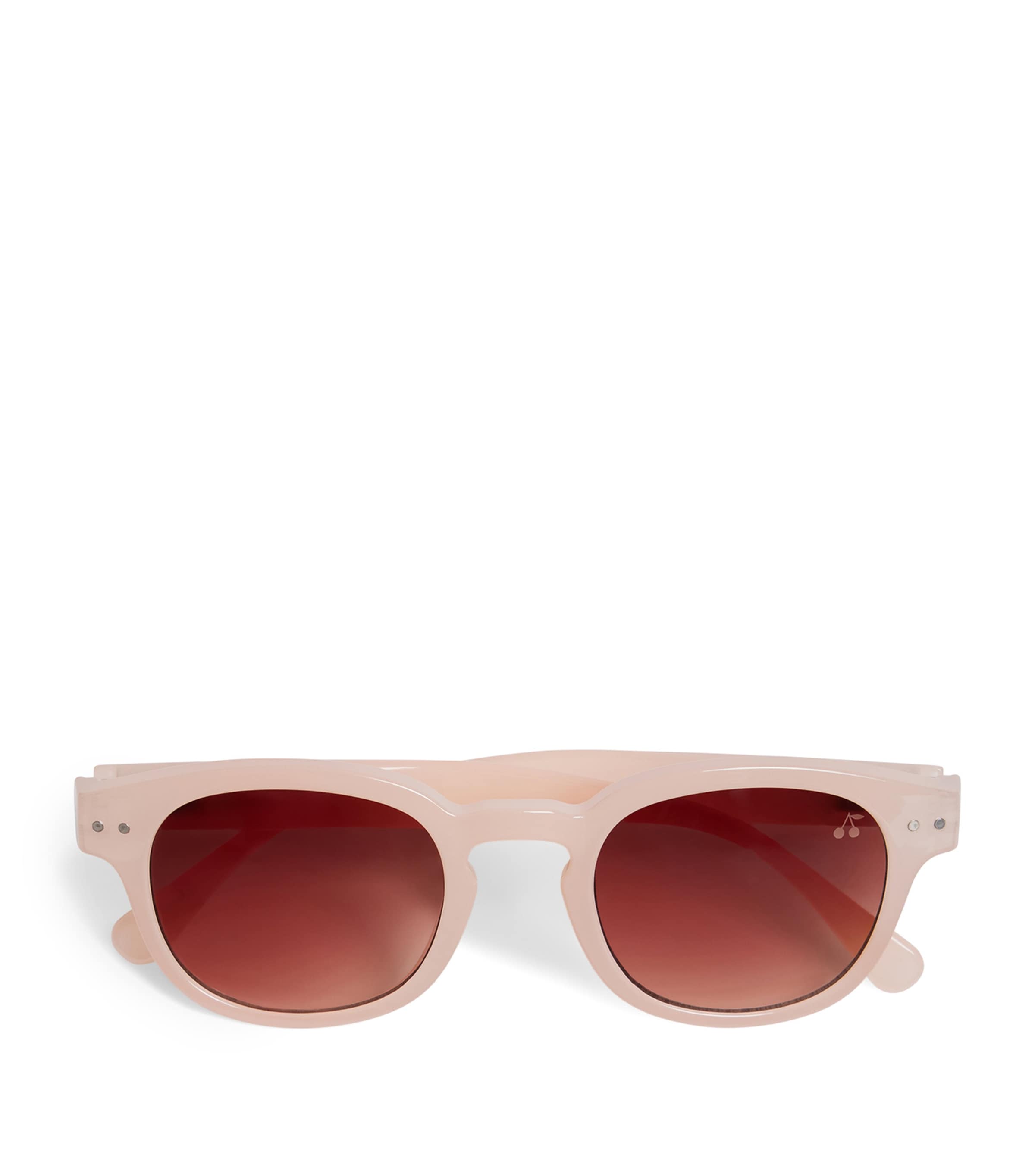 Bonpoint Cherry-Detail Square Sunglasses Rose Poudre Image 1