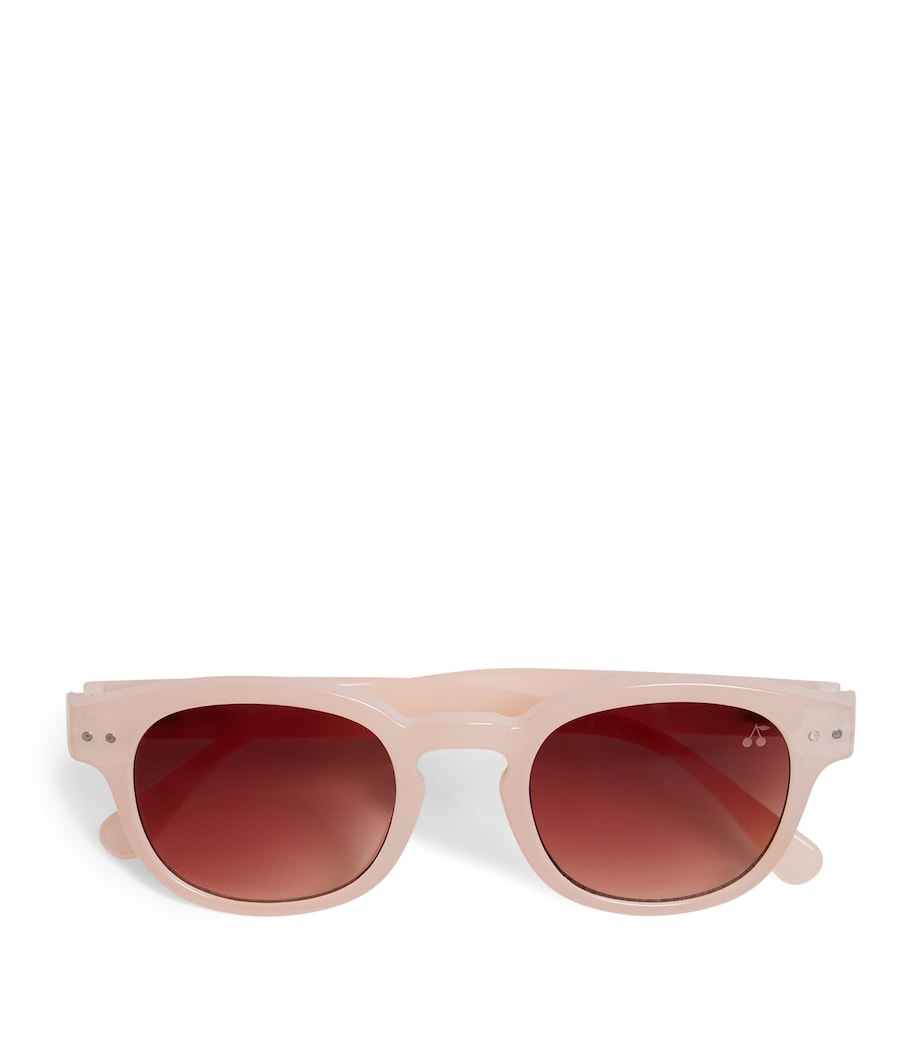 Bonpoint Cherry-Detail Square Sunglasses Rose Poudre Image 1