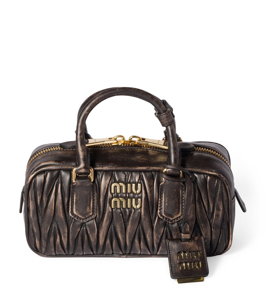 Matelassé Leather Arcadie Top-Handle Bag F0201 Image 1