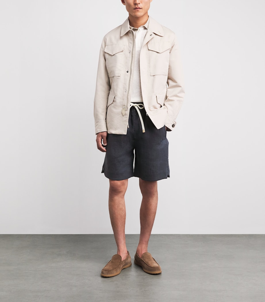Eleventy Mens Bermuda Chino Shorts Nero Image 2