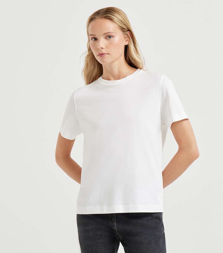 Cotton Monili-Detail T-Shirt C6159 Image 2