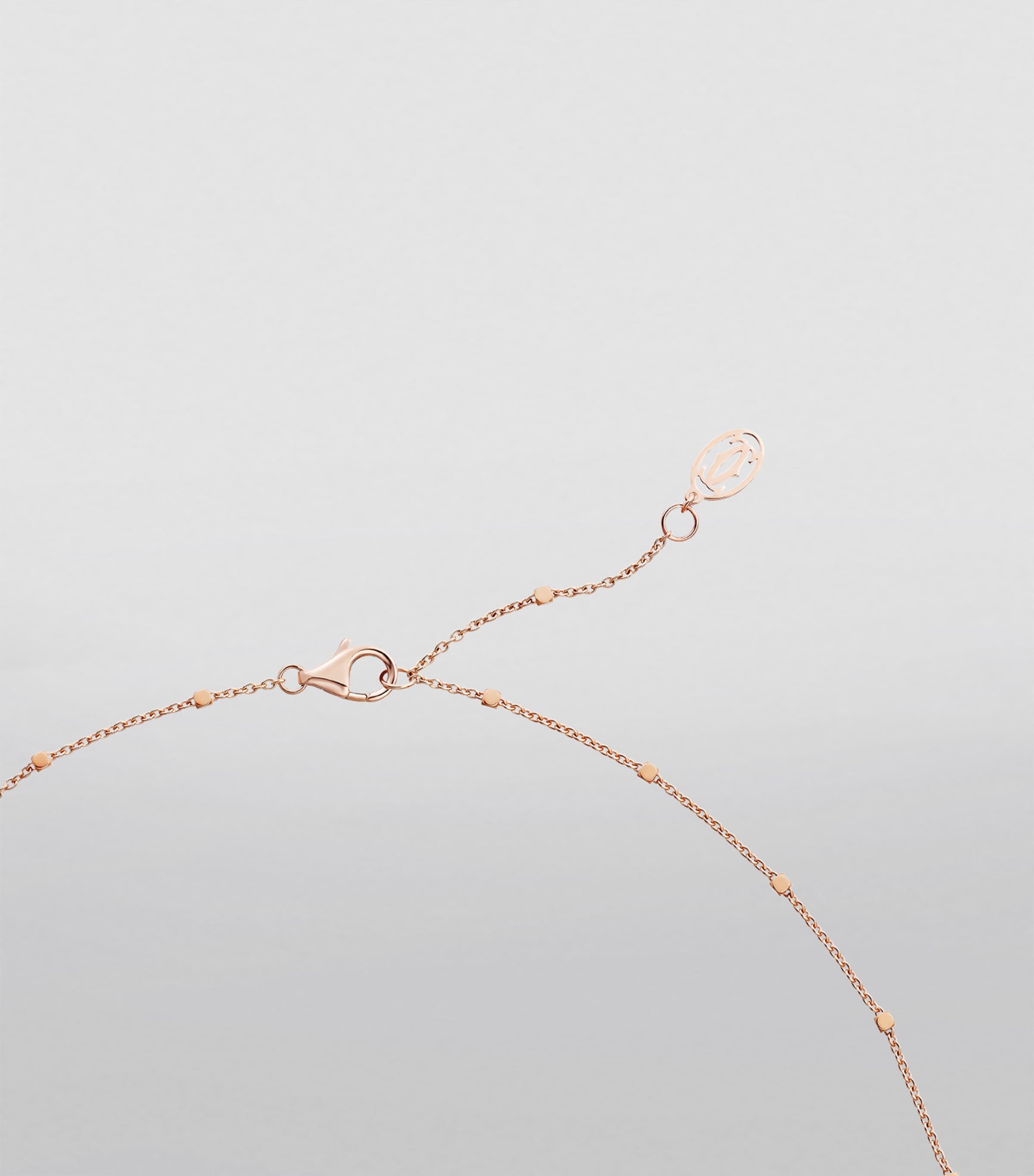 Rose Gold and Diamond Clash de Cartier Necklace ROSE GOLD Image 4