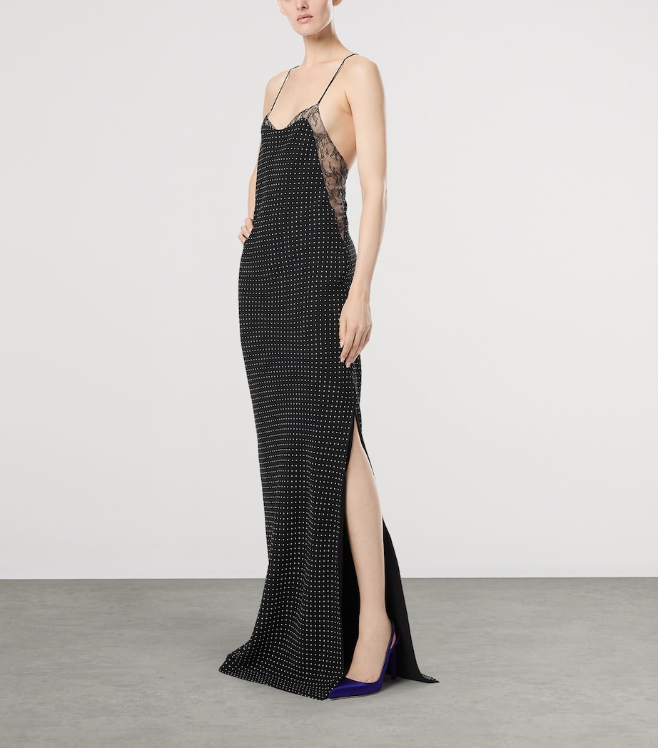 TOM FORD Womens Silk Lace Maxi Dress Nwa Image 2