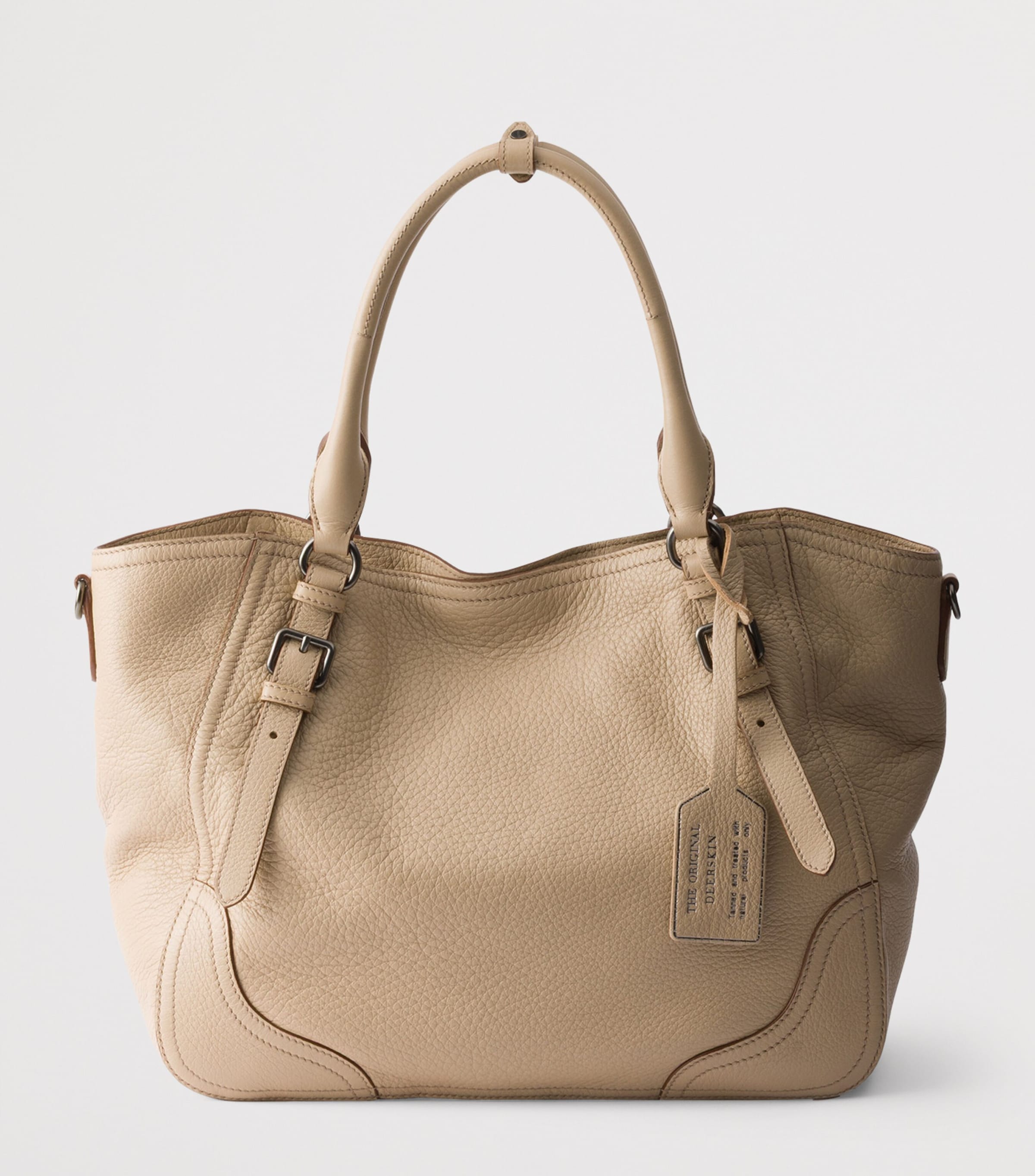 Large Leather Tote Bag F0036 Image 4