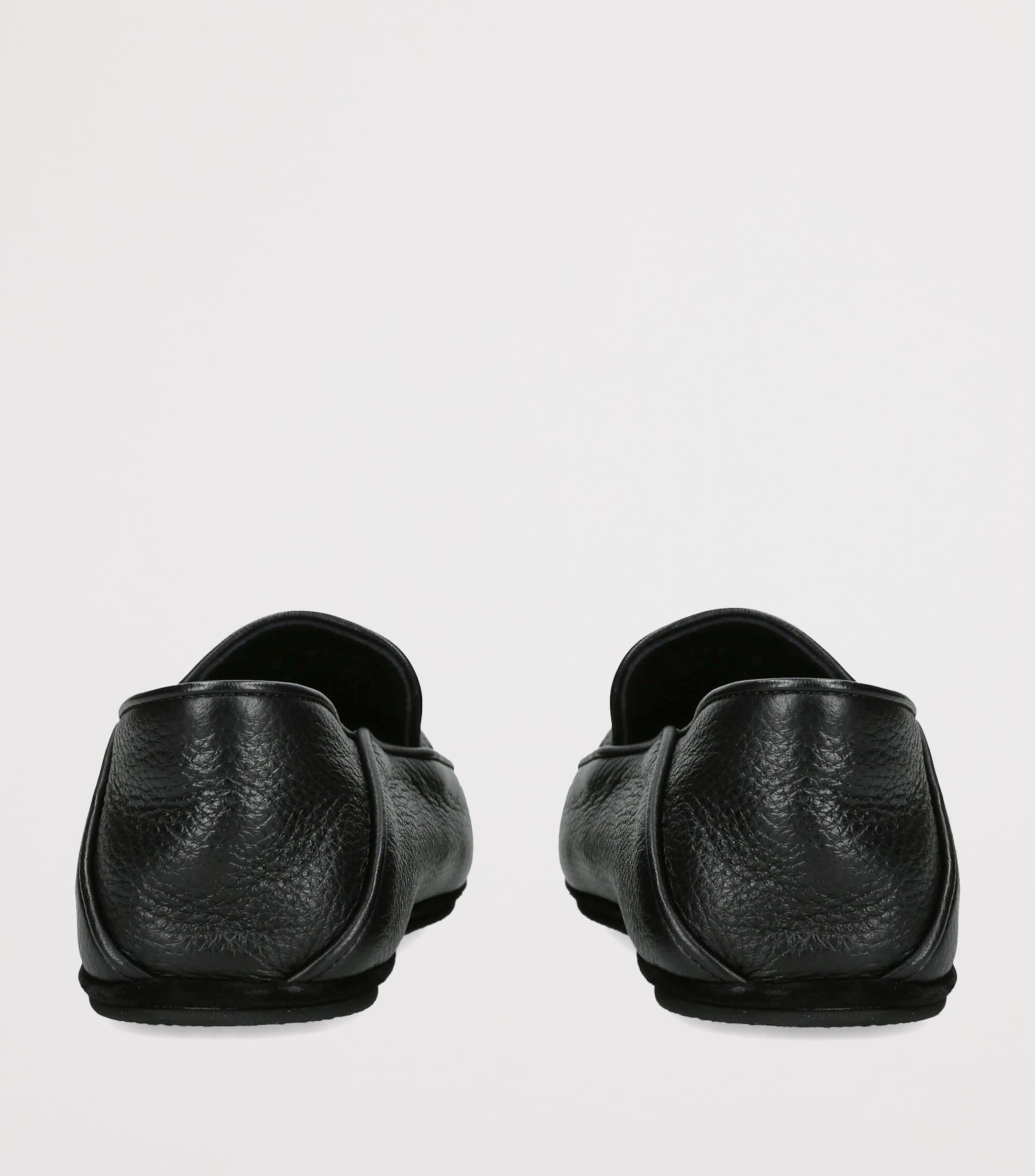 John Lobb Leather Kingston II Slippers Black Image 4