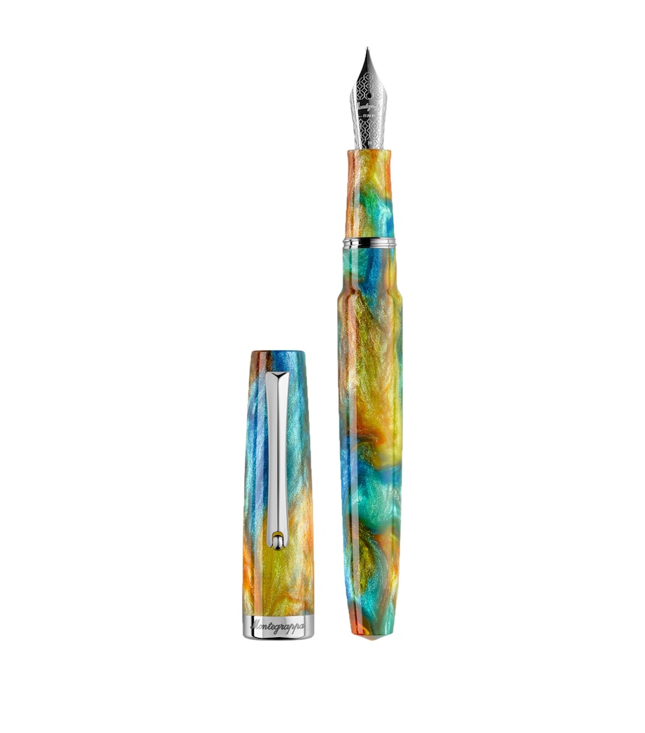 Montegrappa Stainless Steel Venetia Tarvisium Fountain Pen Image 1