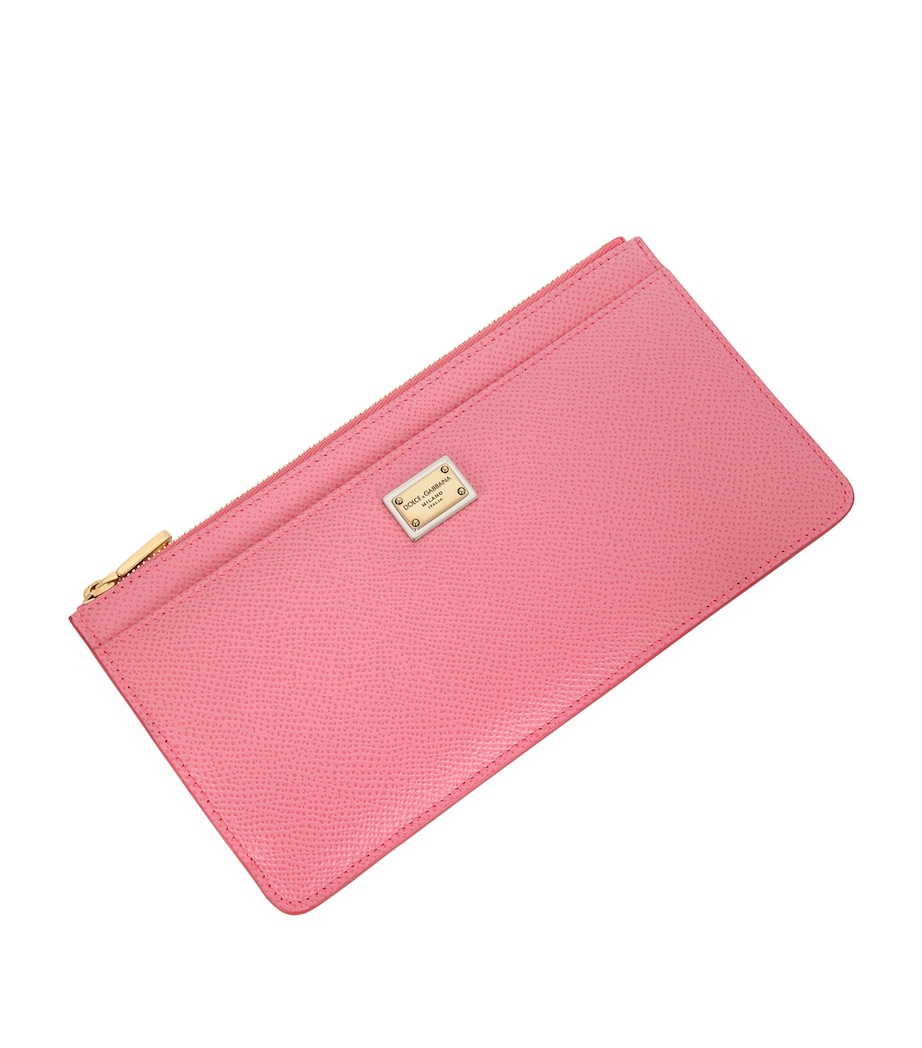 Calfskin Dauphine Card Holder 80424-CYCLAMEN 2 Image 2