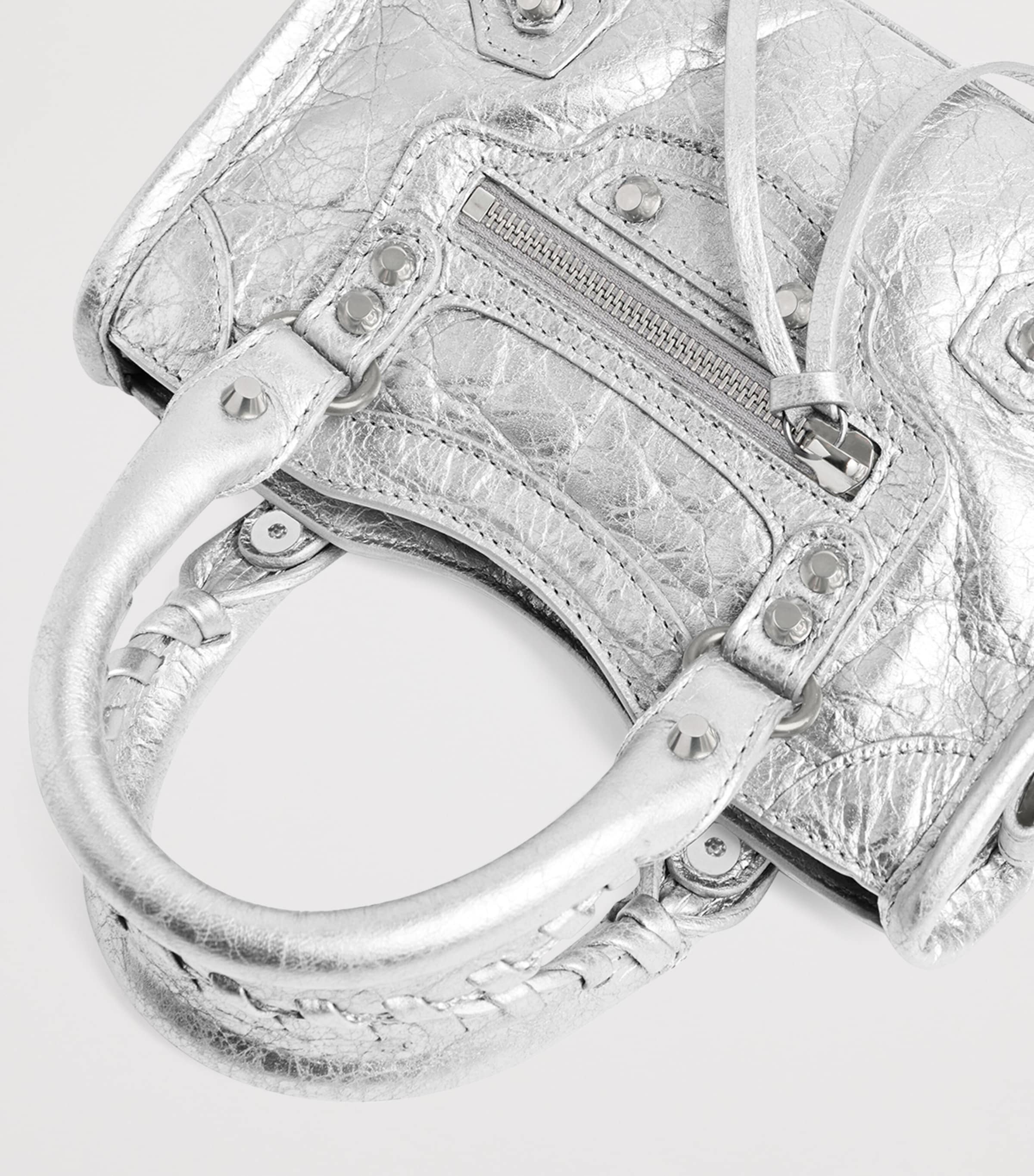 Metallic Le City Nano Top-Handle Bag 8122 Image 9