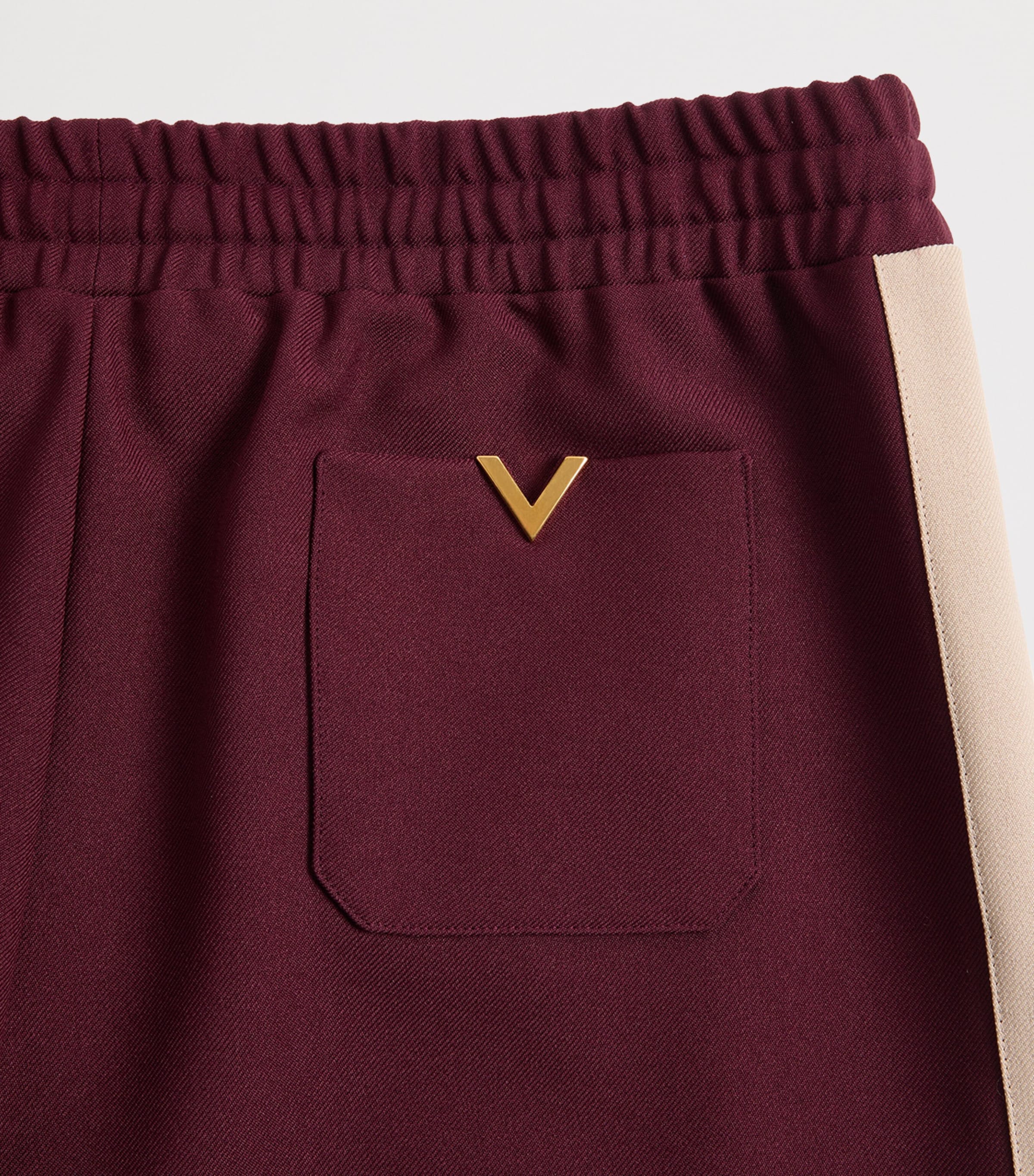 Valentino Mens Cotton Jersey VGold Sweatpants Awb Image 6