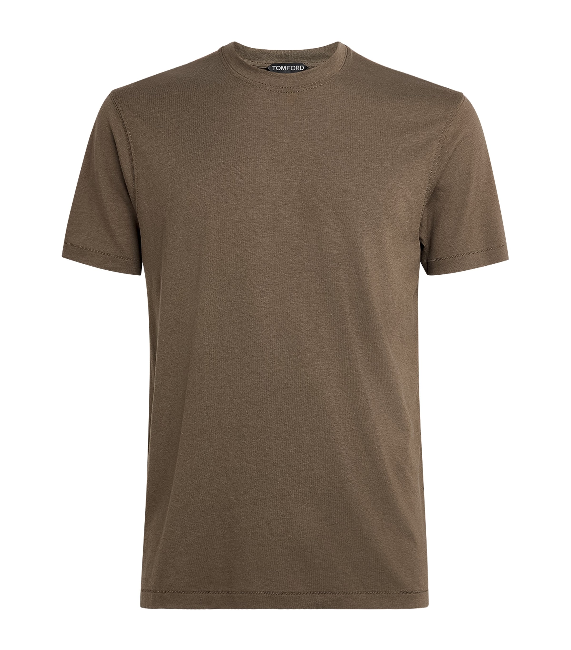 TOM FORD Mens Lyocell-Cotton T-Shirt Gav Image 1