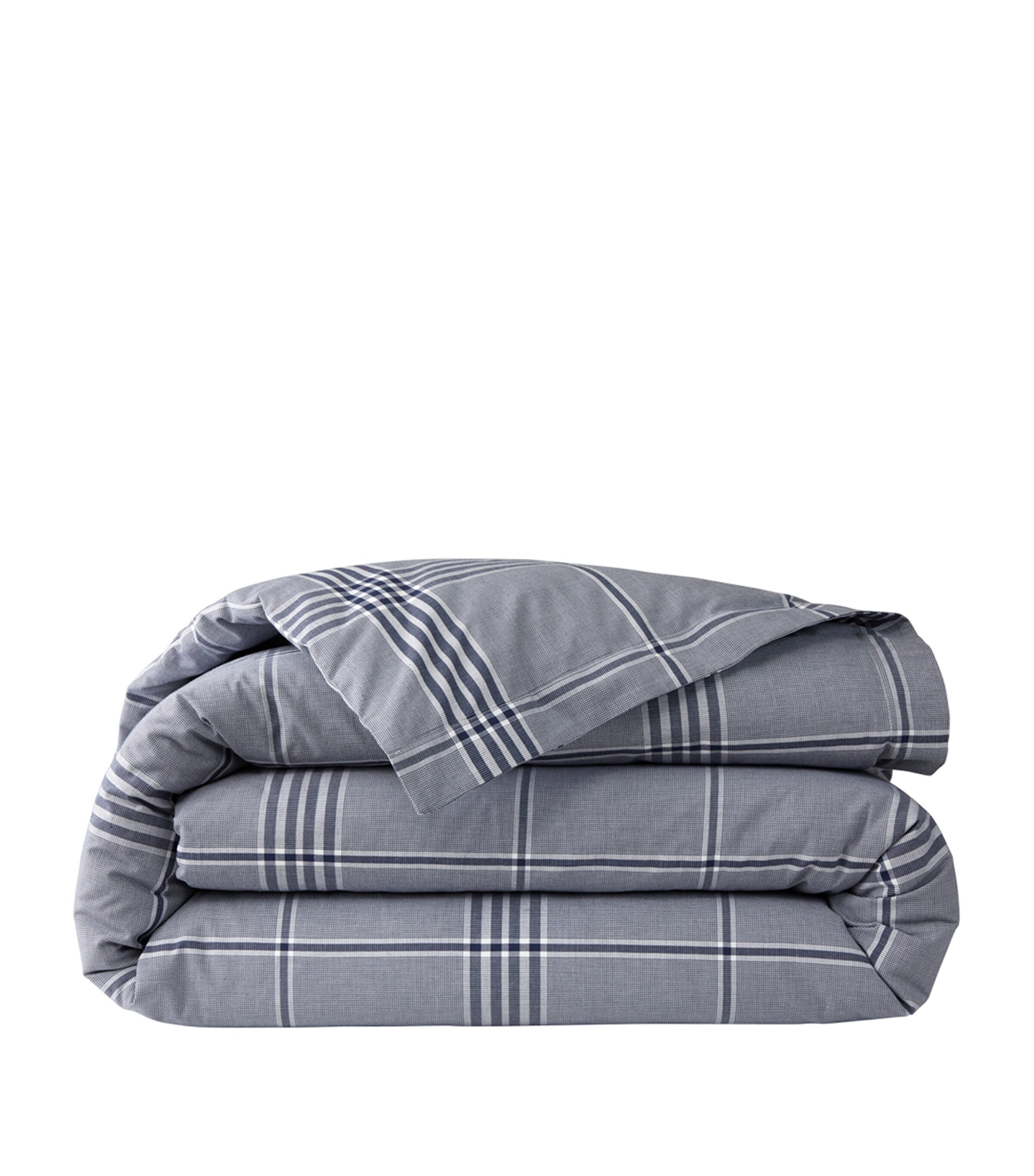 Ralph Lauren Home Cotton August Super King Duvet Cover (220cm x 260cm) Navy Image 1