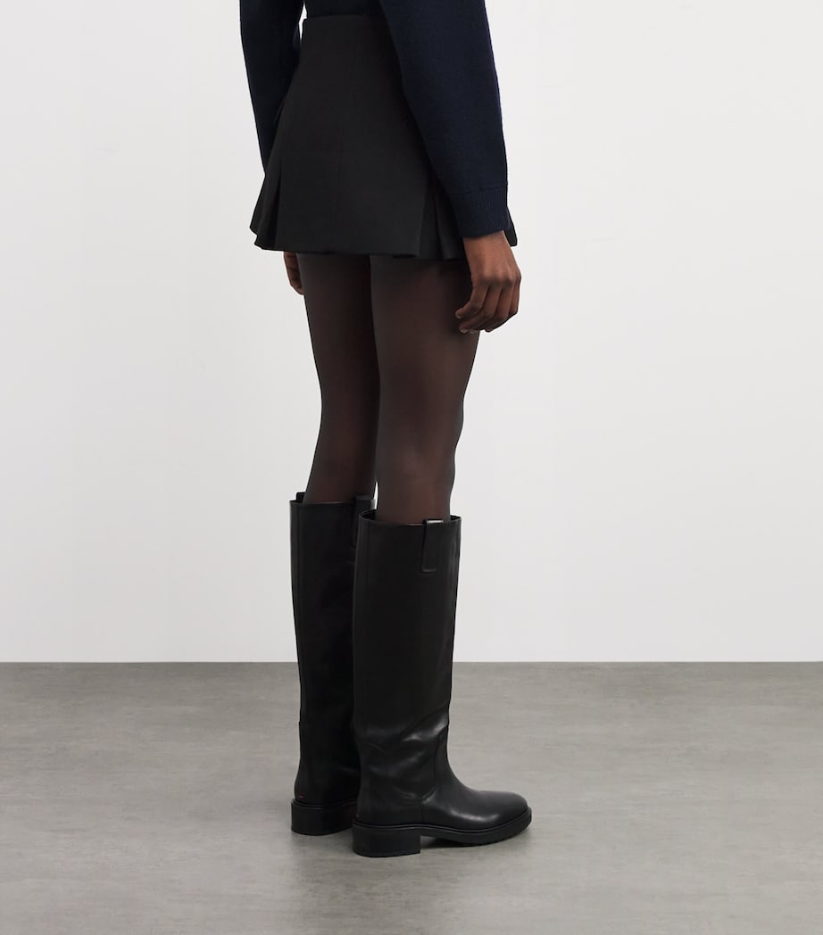 Tailored Mini Skirt BLACK Image 4