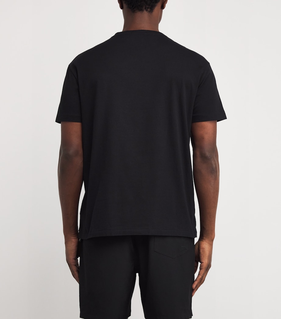 Polo Ralph Lauren Mens Cotton Cursive Logo T-Shirt Black Image 4