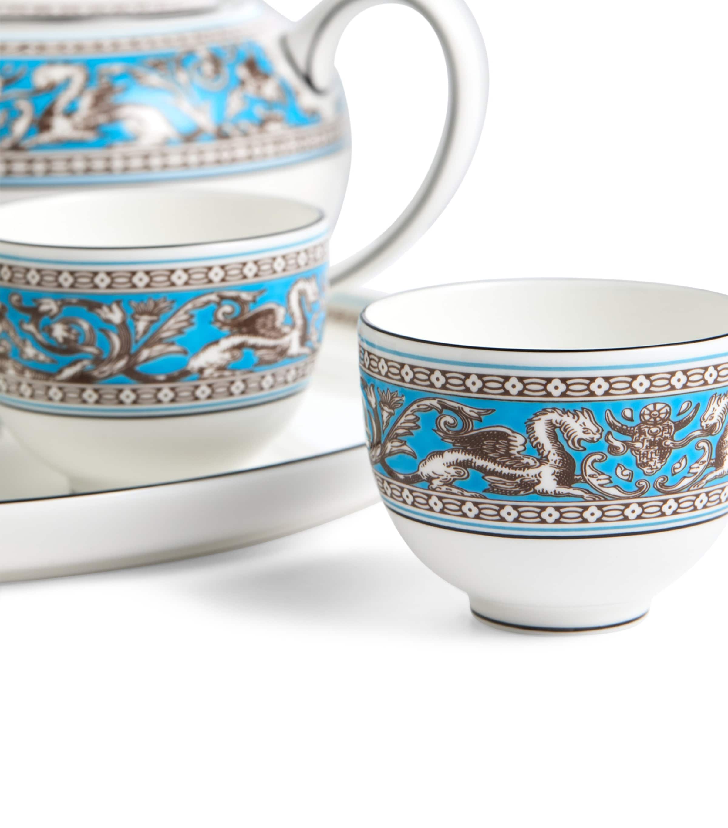 Wedgwood Florentine Turquoise Tea Set | Harrods US