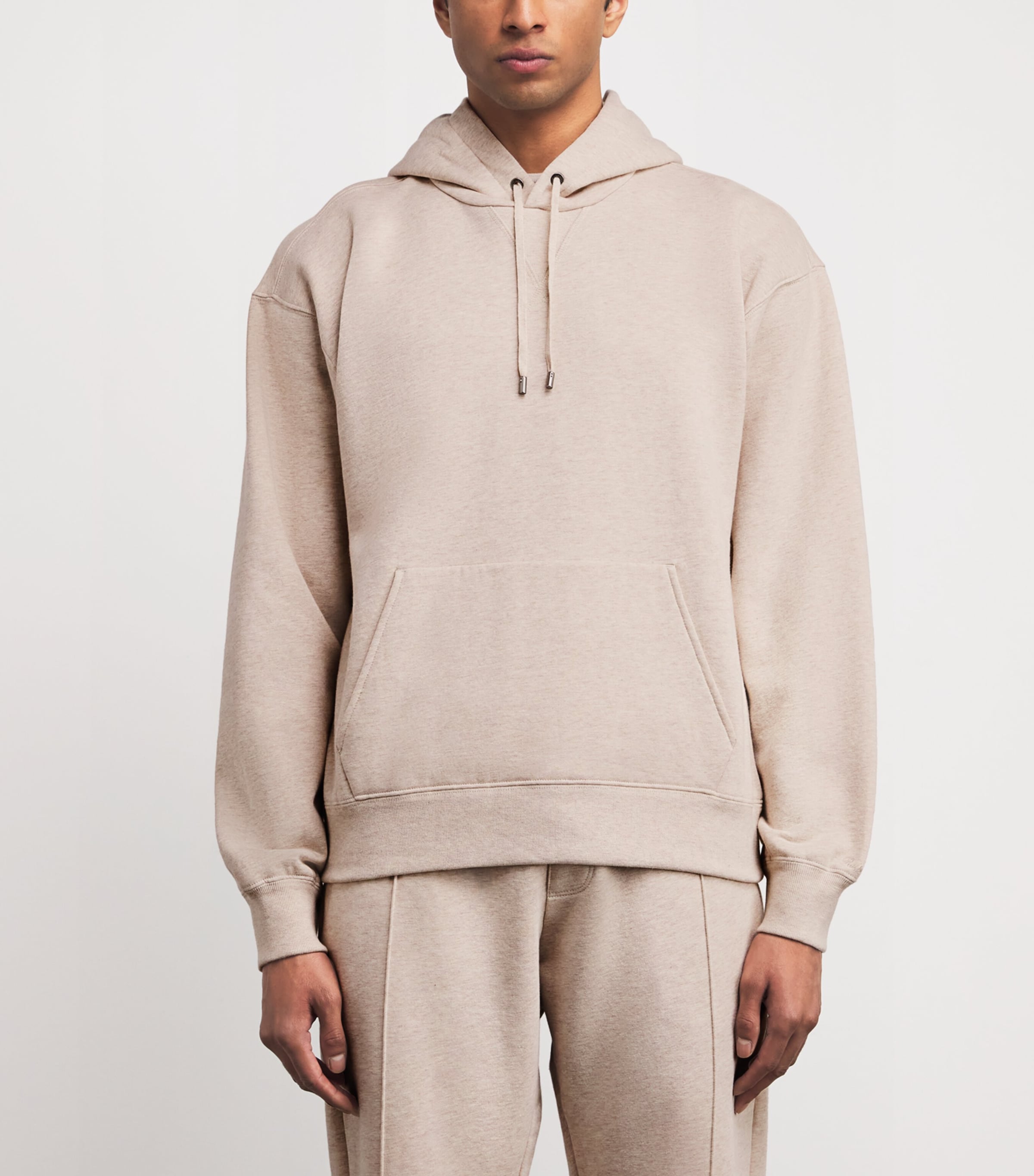 Cotton-Cashmere Hoodie CHAMPAGNE Image 3