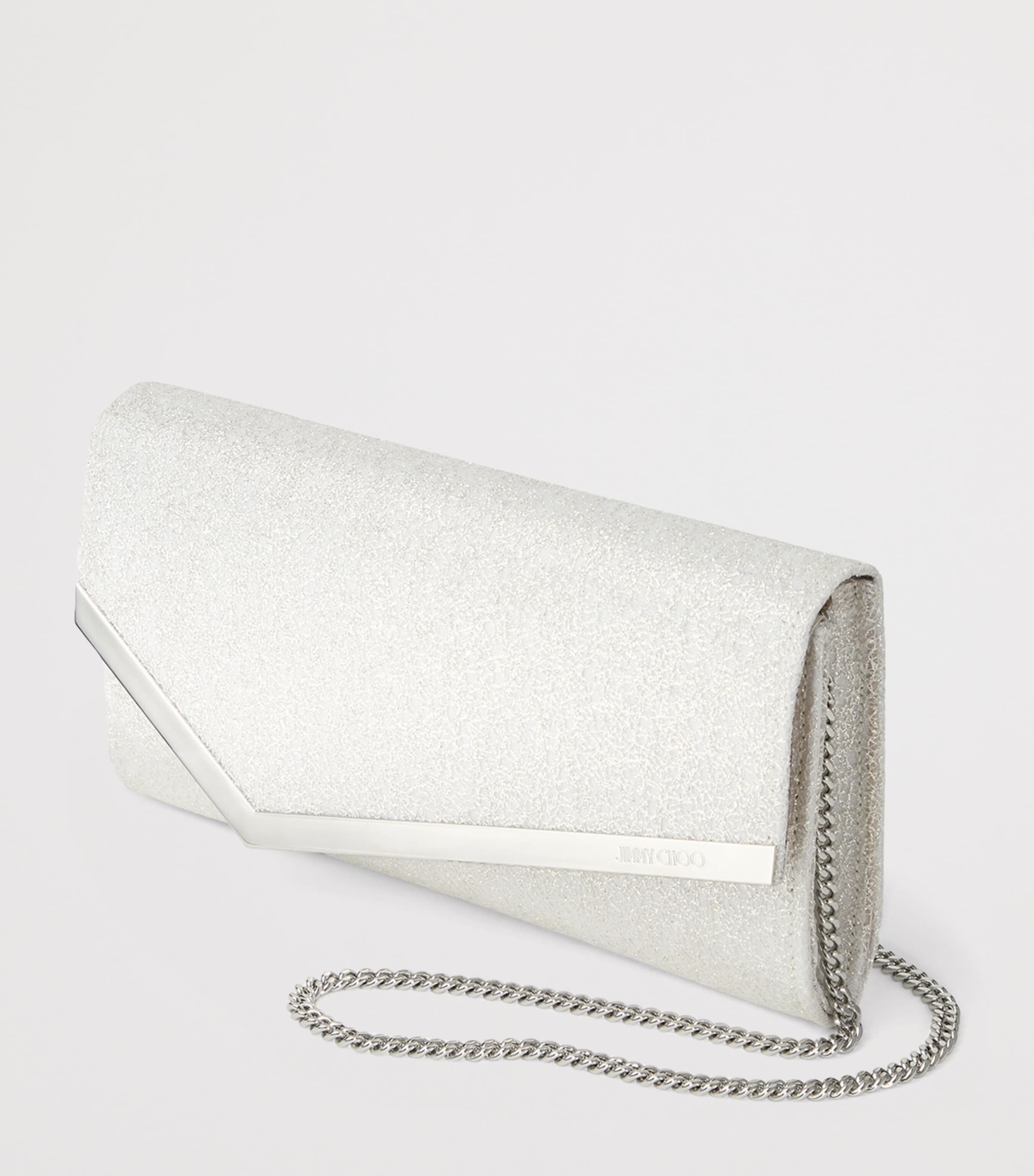 Jimmy Choo Emmie Clutch Bag Ivory/silver Image 3