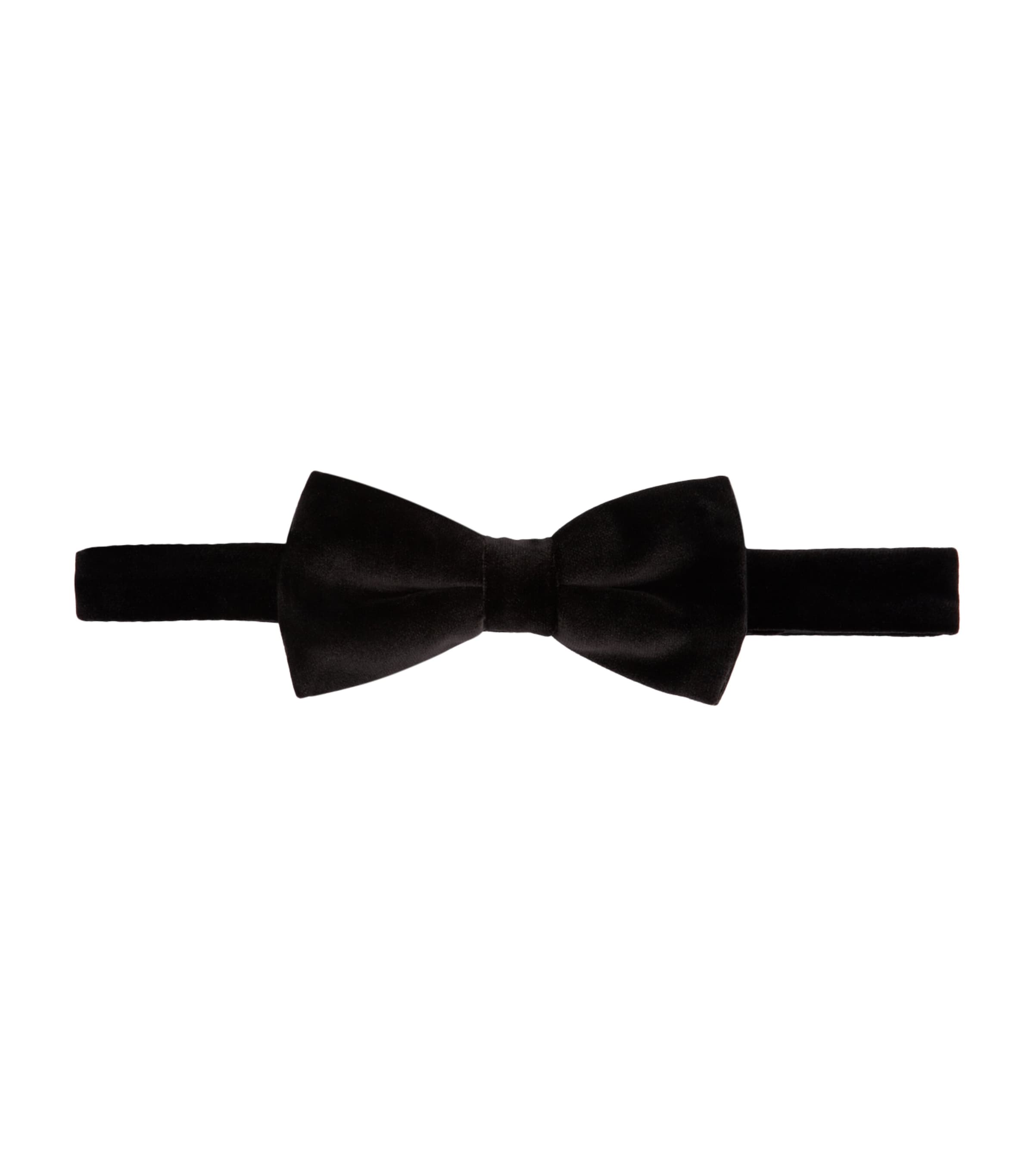 Eton Velvet Pre-tied Bowtie In Black