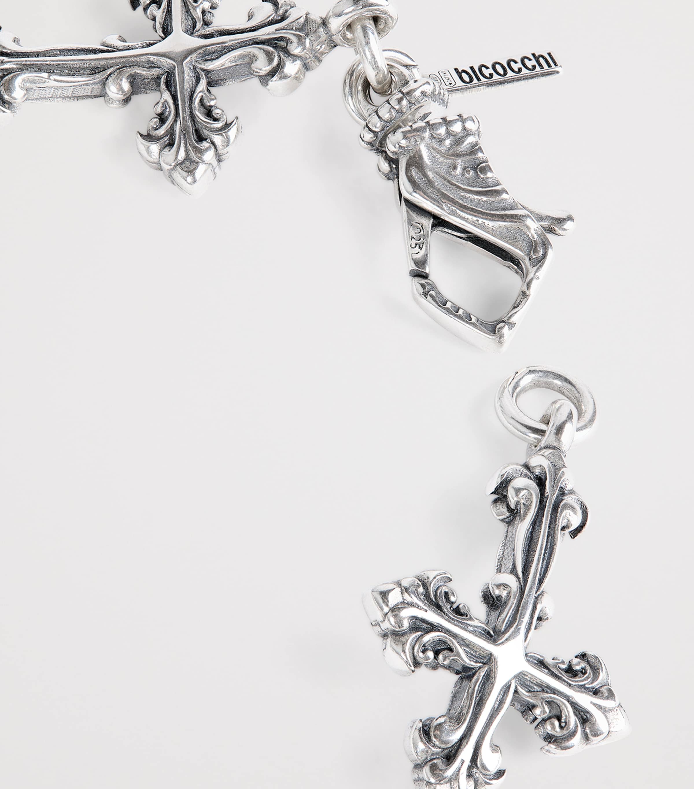 Emanuele Bicocchi Large Sterling Silver Multi-Cross Avelli
