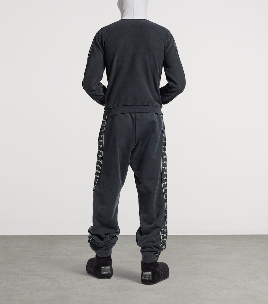 Balenciaga Mens Cotton 3B Sports Icon Hoodie Image 3