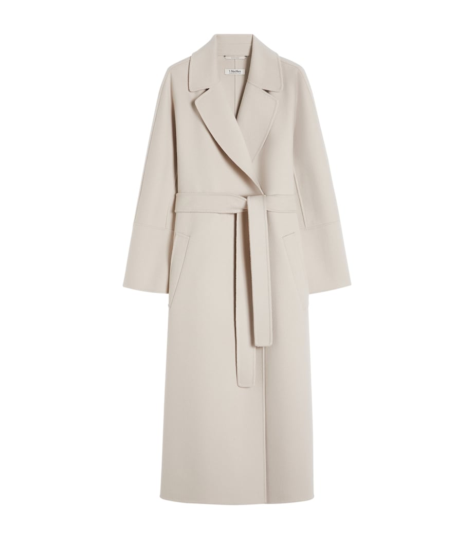 Virgin Wool Belted Coat SAND Image 1