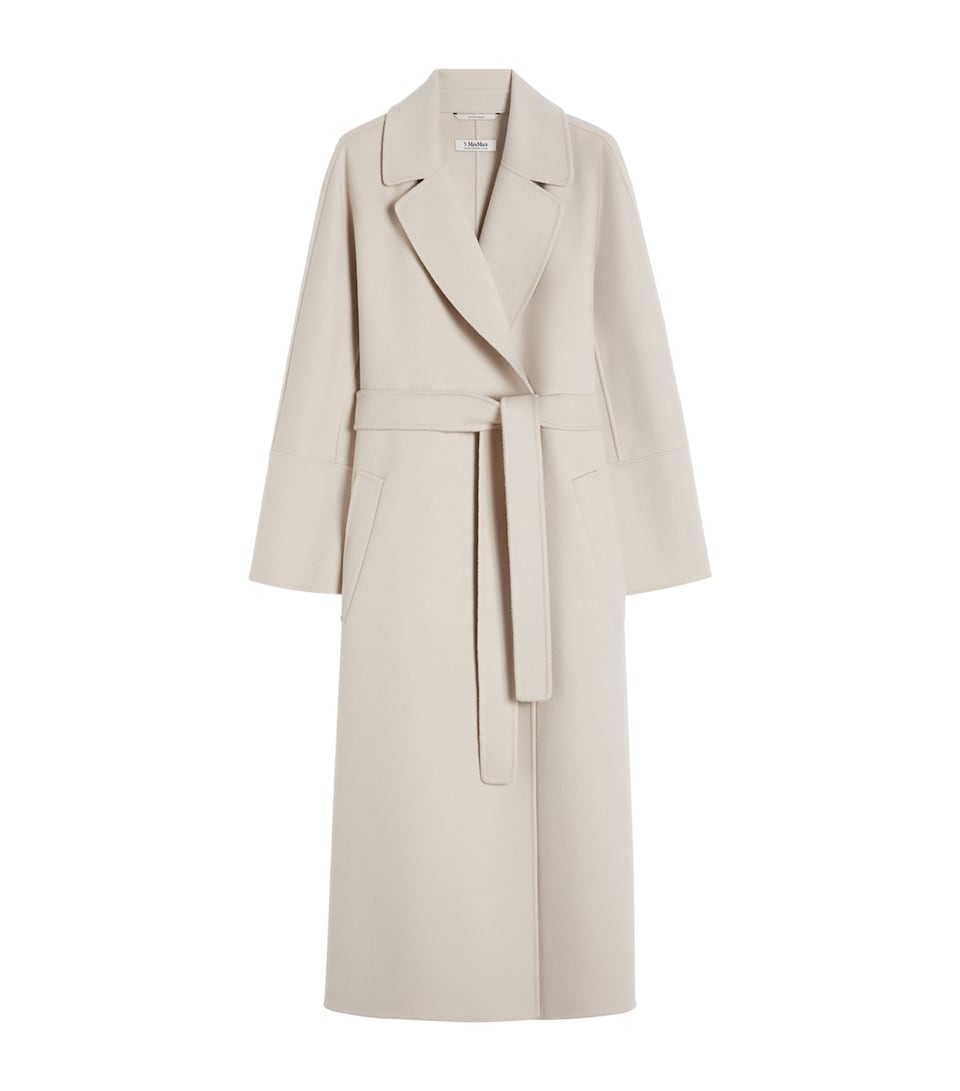 Virgin Wool Belted Coat