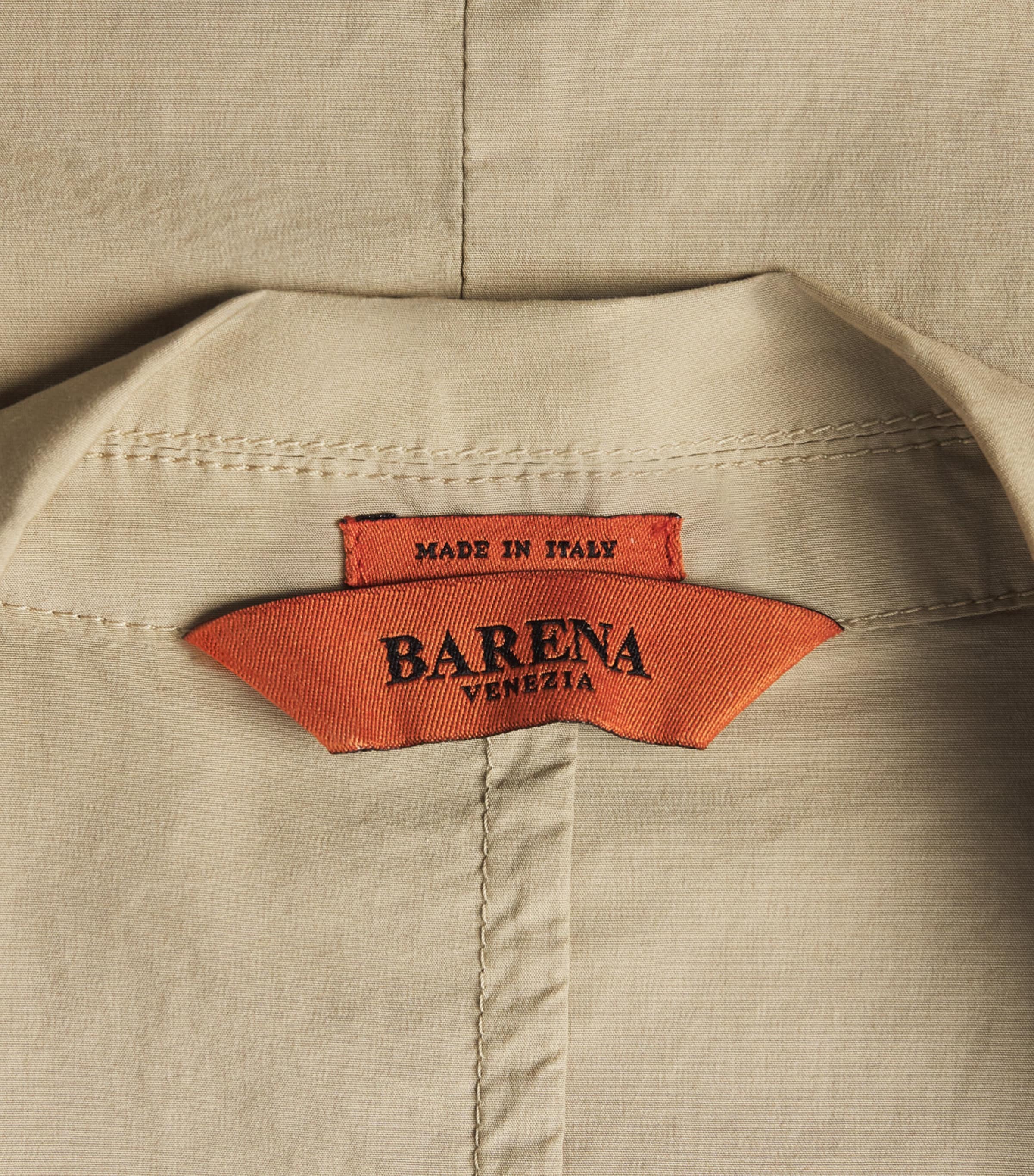 Barena Mens Stretch-Cotton Borgo Jacket Beige Image 6